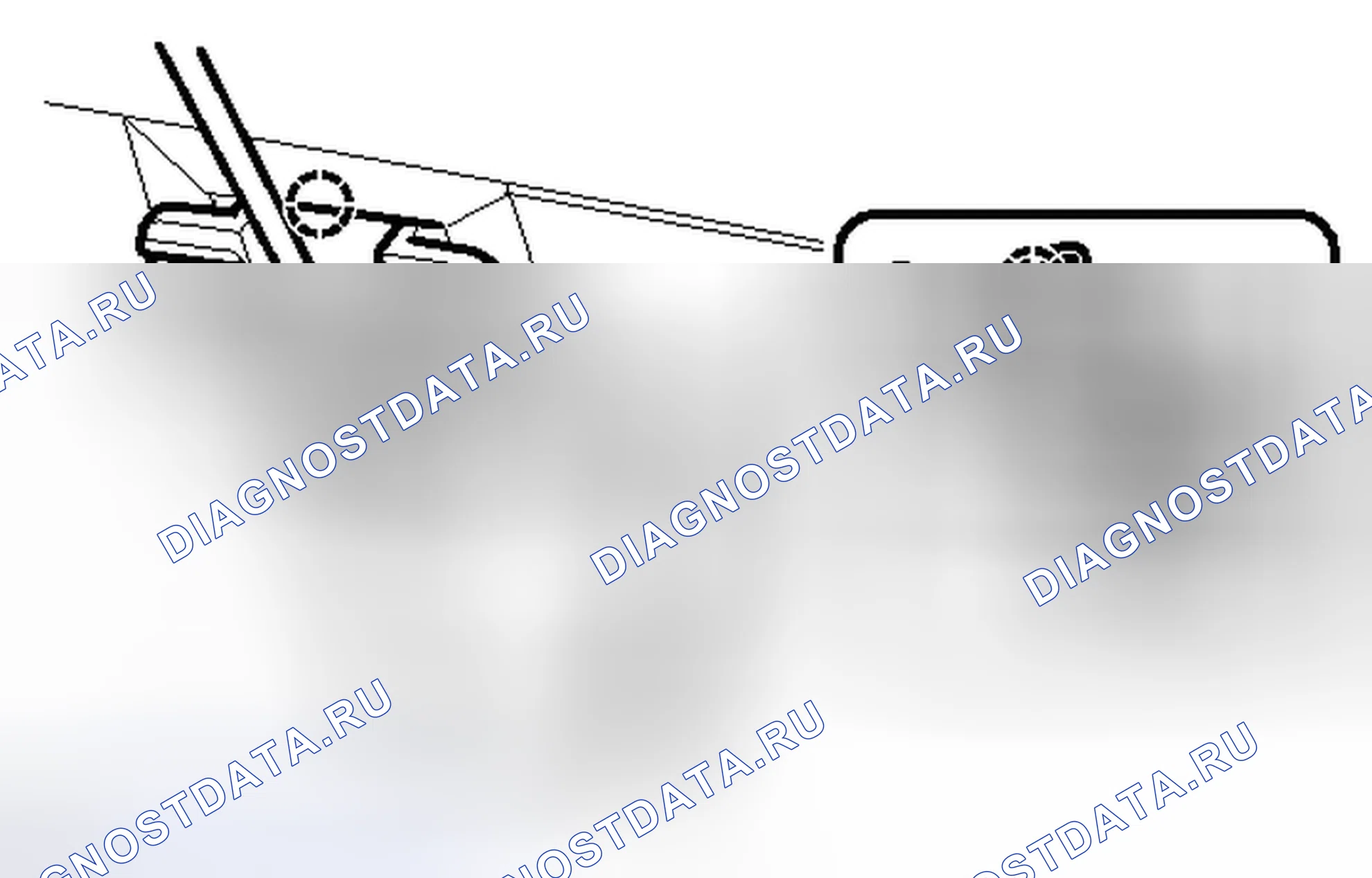Рис. 54: РЕГУЛИРОВКА стеклоочистителей и омывателей. Toyota Sequoia II рестайлинг