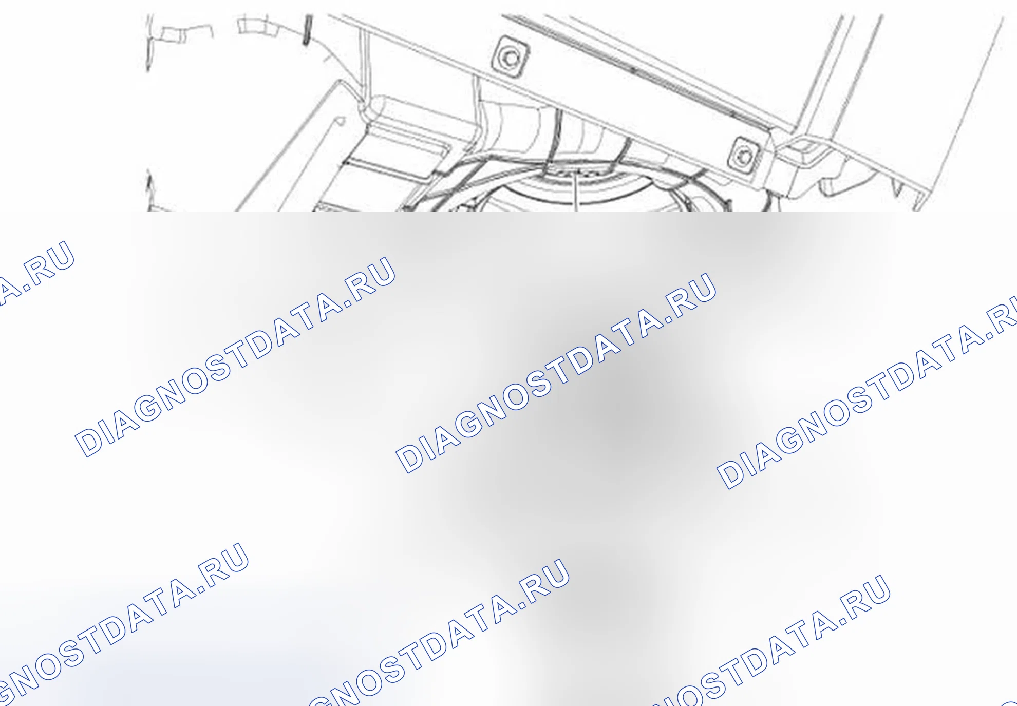 Рис. 193: Двигатель воздуходувки. Ford Escape II