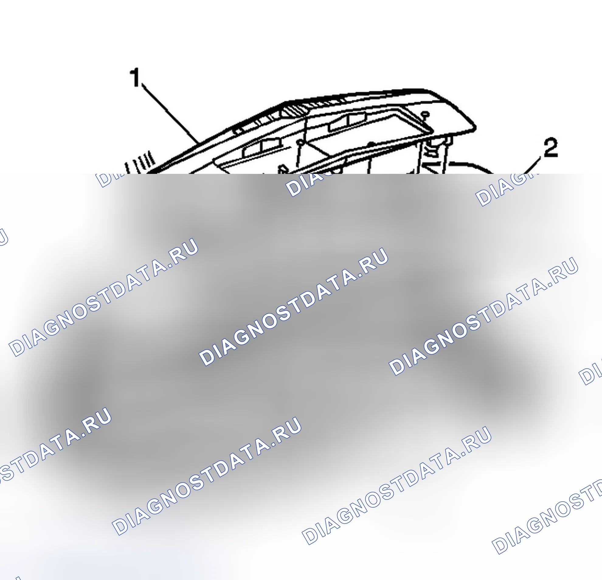Рис. 5: Порядок демонтажа. Cadillac CTS I