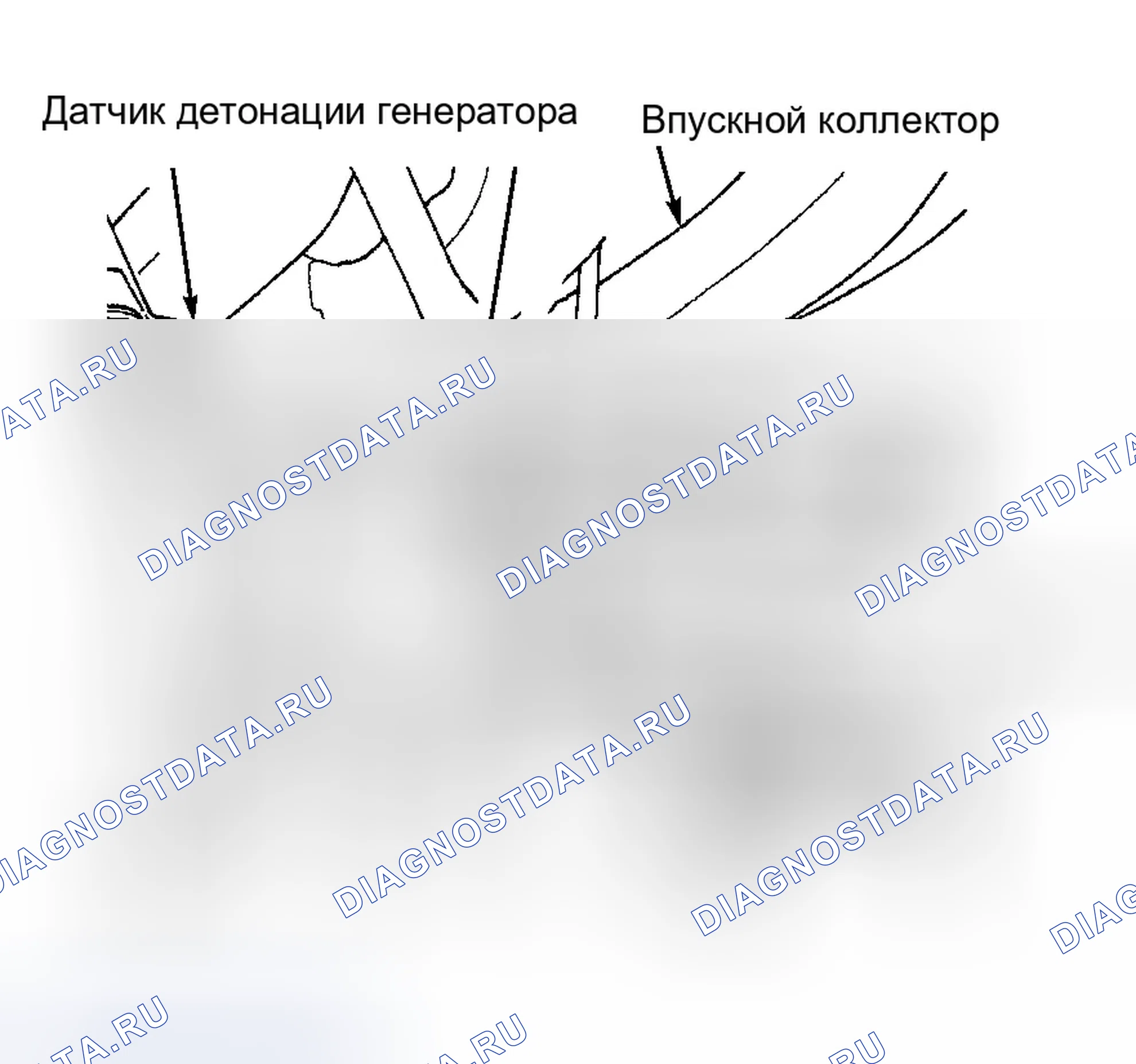 Рис. 15: Датчик детонации. Chrysler Town & Country IV