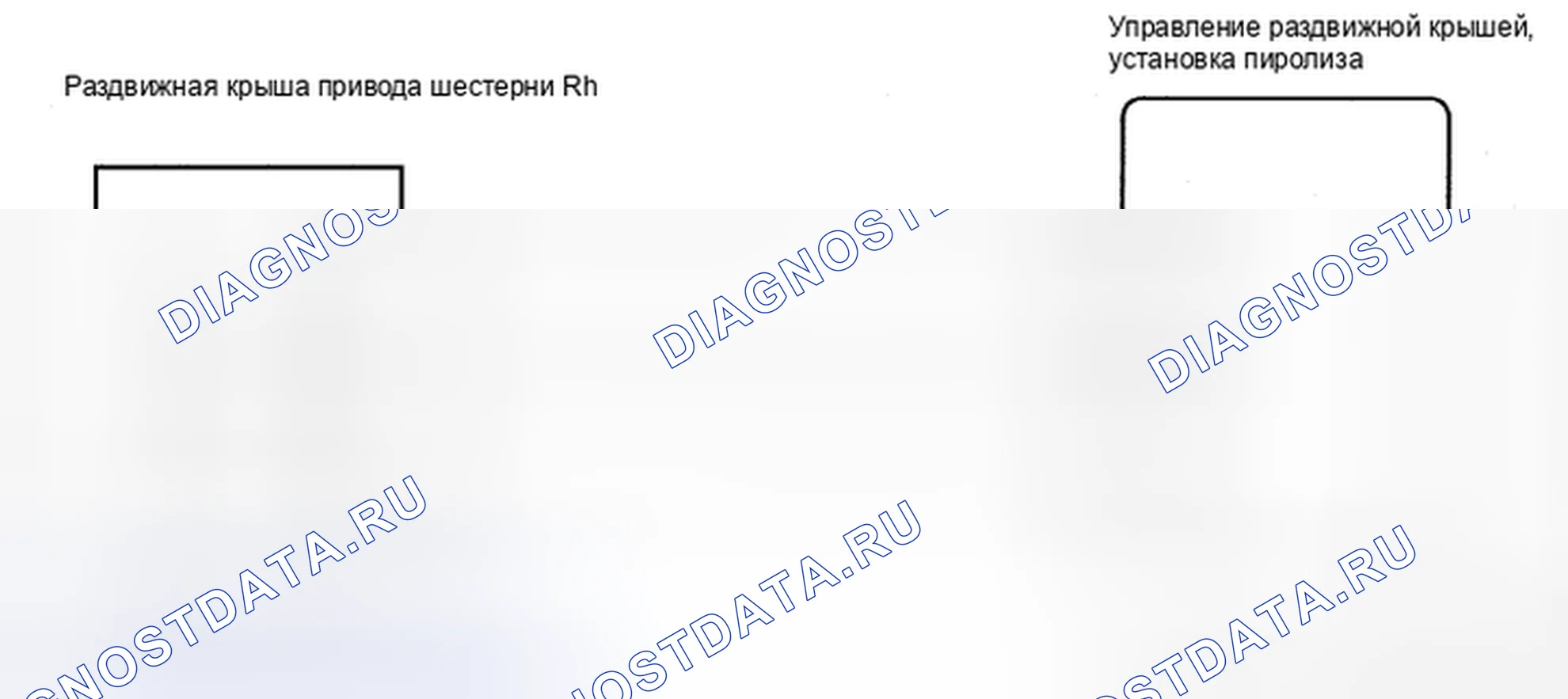 Рис. 35: Цепь правого приводного двигателя с коротким замыканием на крыше - электросхема. Honda CR-V VI