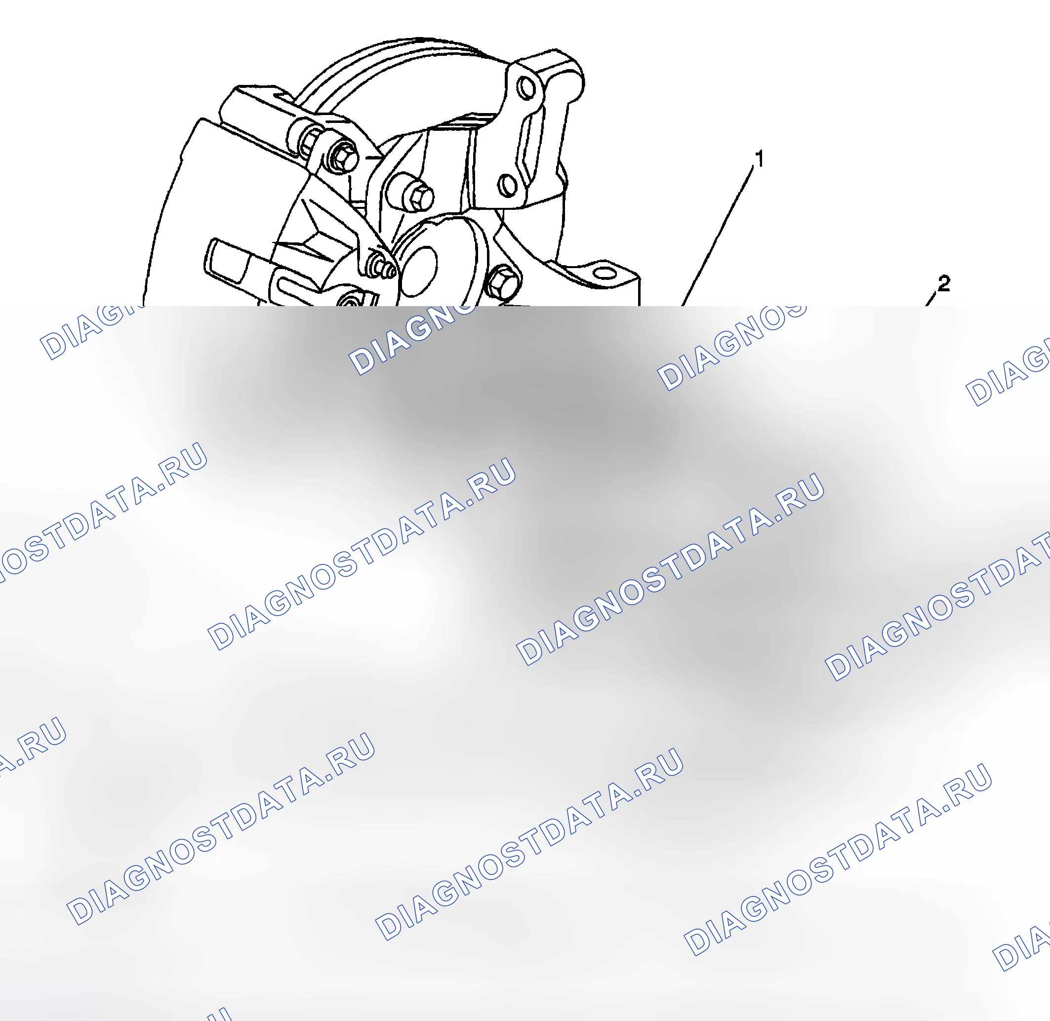 Рис. 4: Виды компонентов ABS. Hyundai Venue I