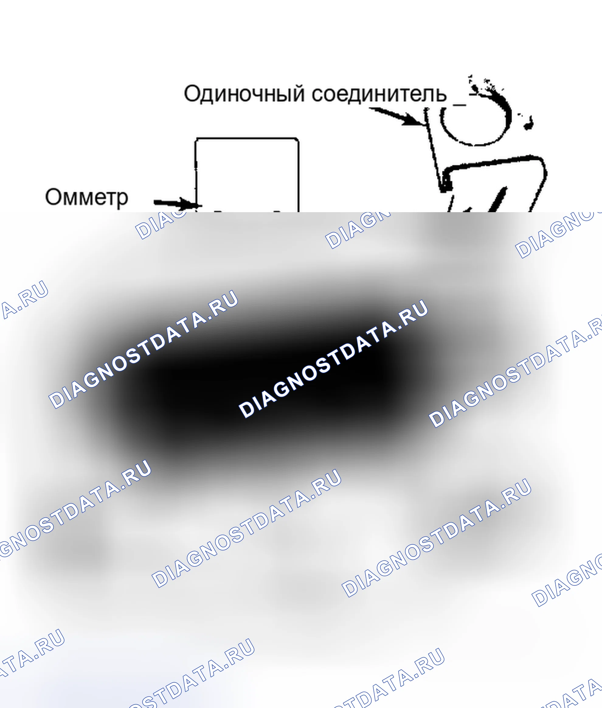 Рис. 5: Стендовые испытания диодного трио Испытания диодного трио с использованием омметра. Chevrolet Suburban C10 