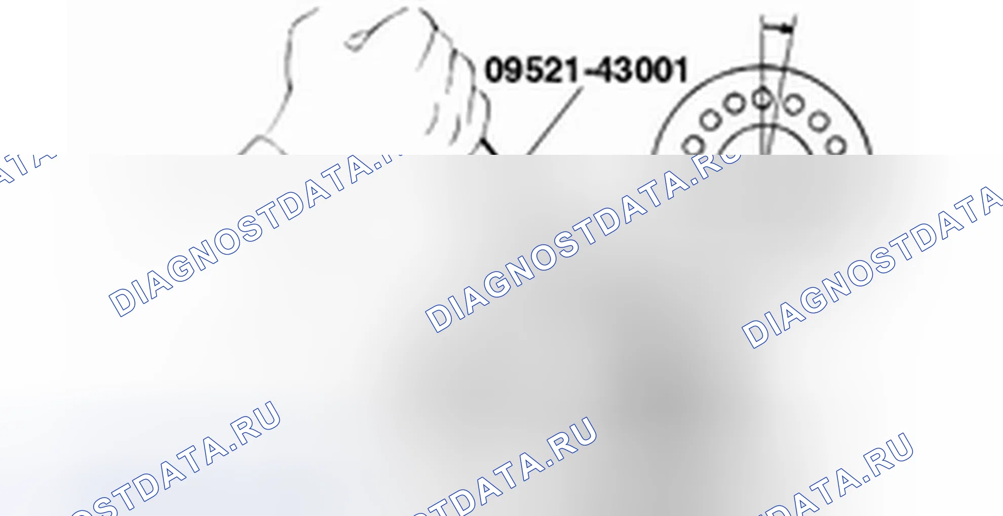 Регулировка заднего держателя дифференциала. Hyundai H-1 A1
