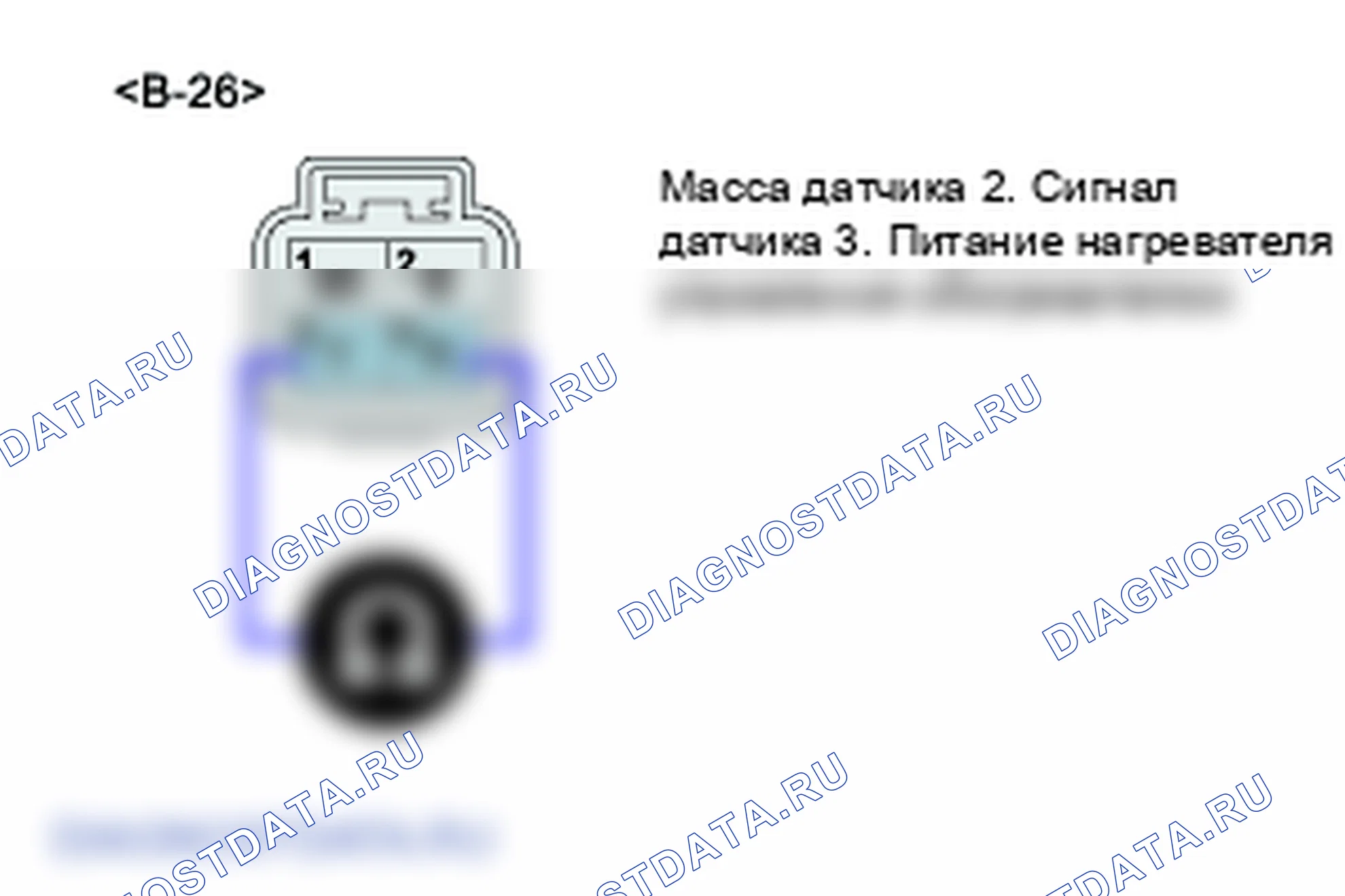 P0052: нагреватель датчика кислорода высокий уровень в цепи (блок 2/датчик 1). Kia Sorento BL