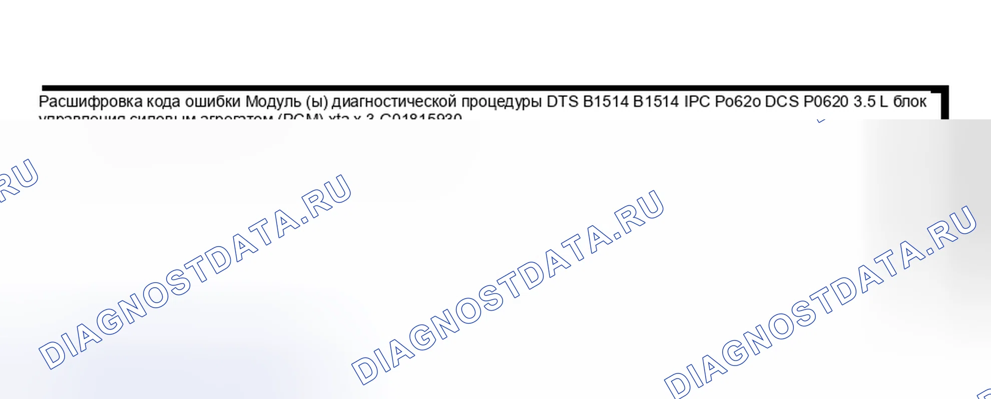 Рис. 6: Список диагностических кодов неисправностей (расшифровка кода ошибки). Hyundai Terracan I