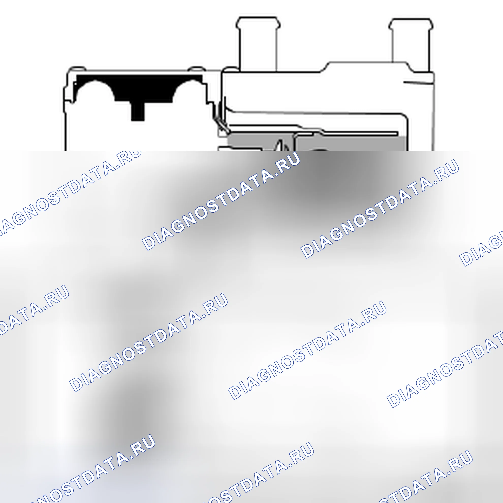 Рис. 54: Симптом неисправности - погасание факела в режиме " низкий ". Kia Picanto III