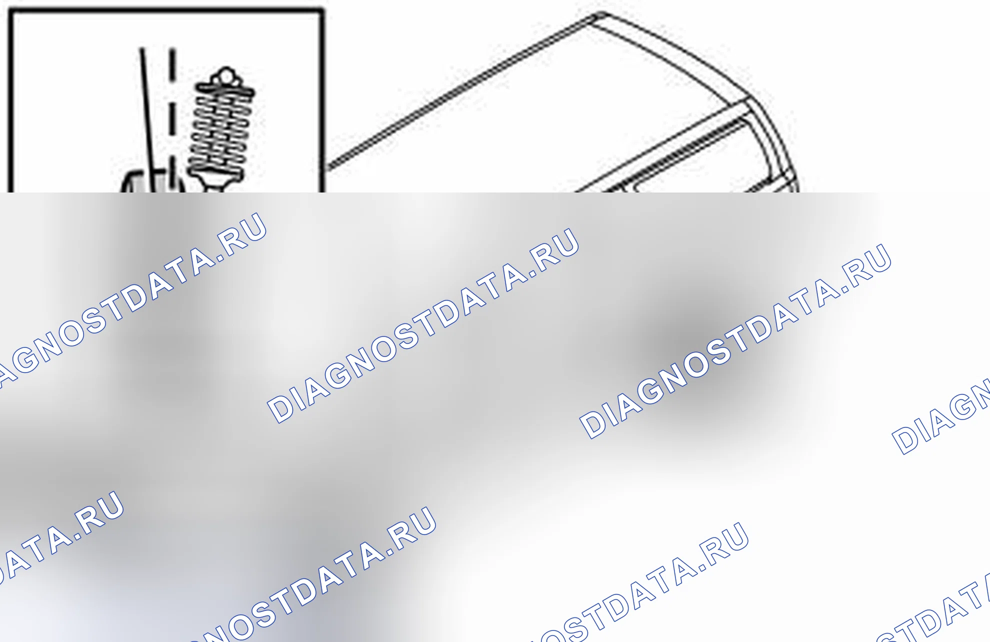 Рис. 3: ПРОВЕРКА ЗАДНЕГО УГЛА РАЗВАЛА. Volvo V70 III