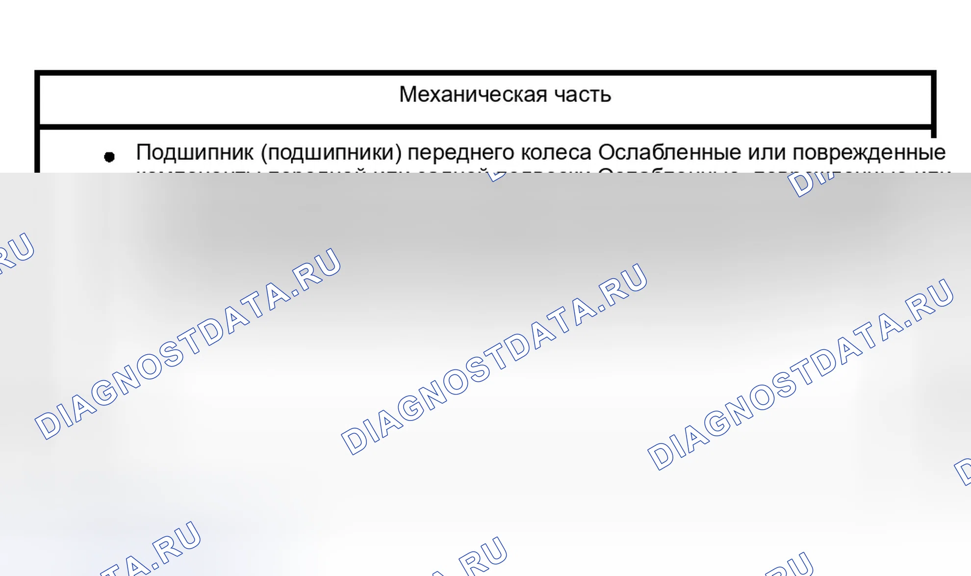 Рис. 18: Инспекция и проверка. Ford Expedition II