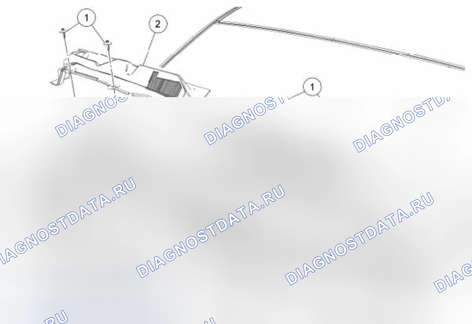 Рис. 6: ВЕНТИЛЯЦИОННЫЙ ЭКРАН ОБТЕКАТЕЛЯ. Ford Mustang V рестайлинг