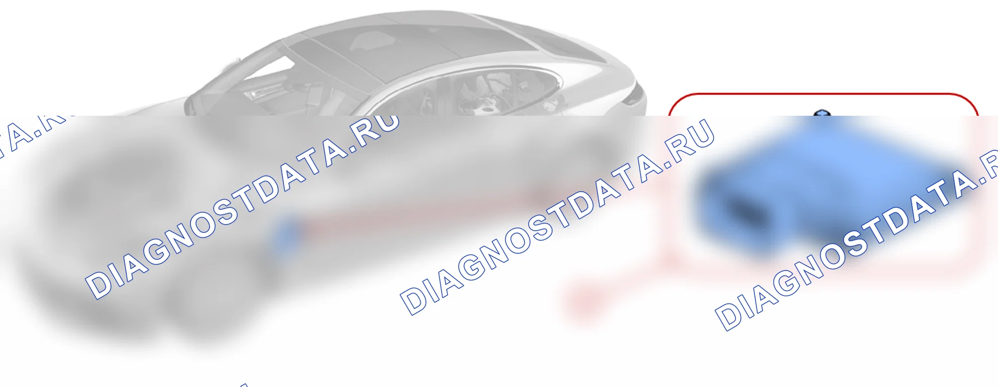 Место установки в автомобиле. Porsche Panamera 971 рестайлинг