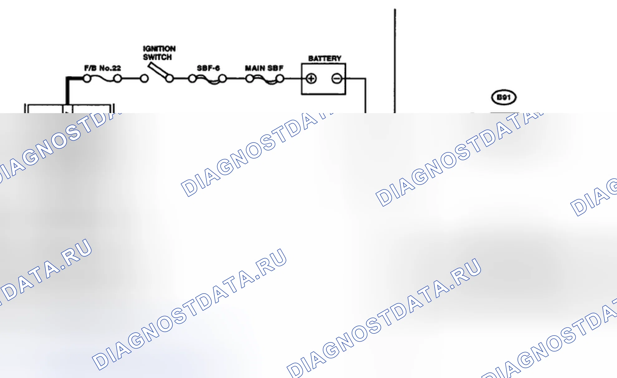 Рис. 136: электросхема. Subaru Outback BP рестайлинг