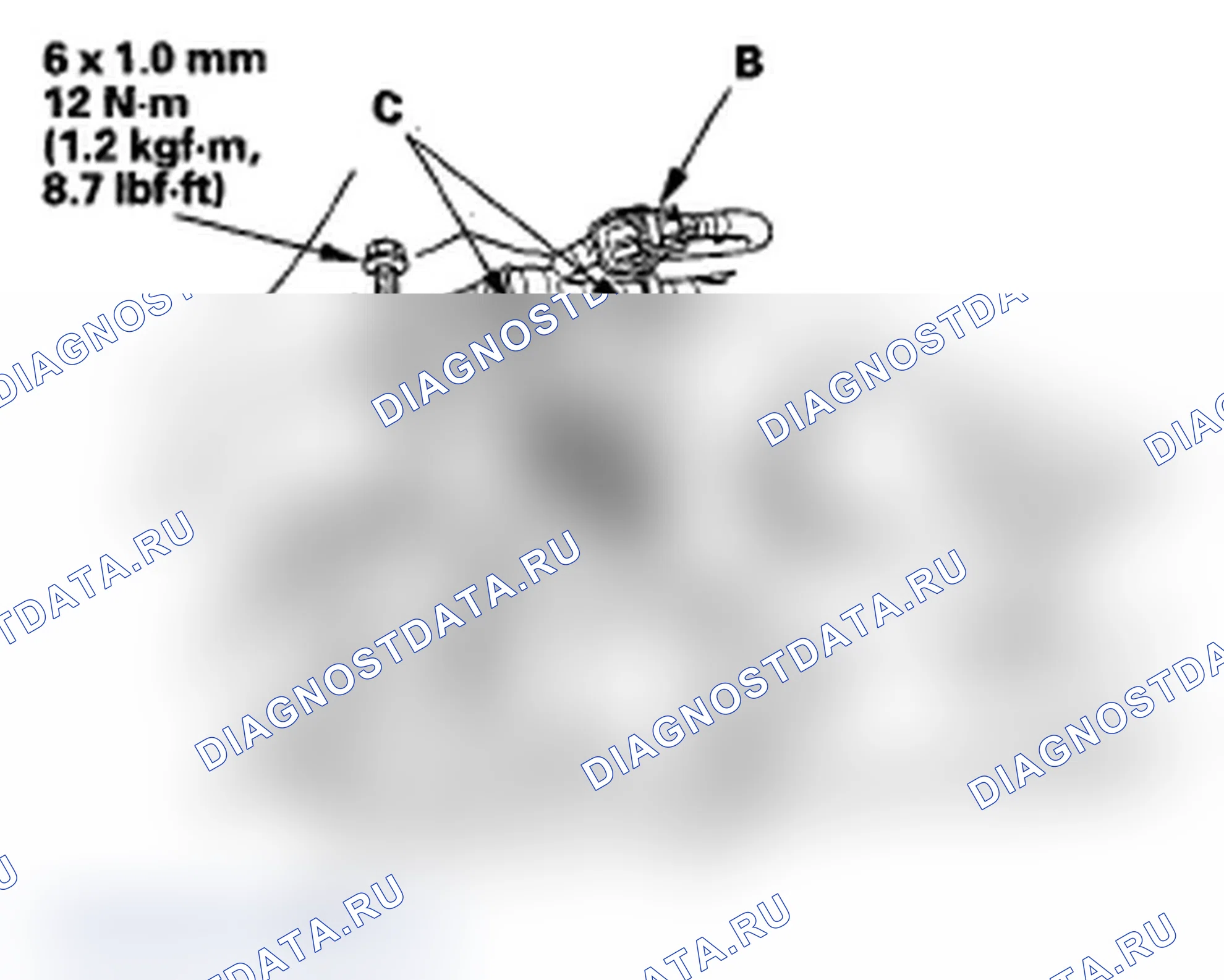 Рис. 106: Установка заднего дифференциала. Acura MDX II