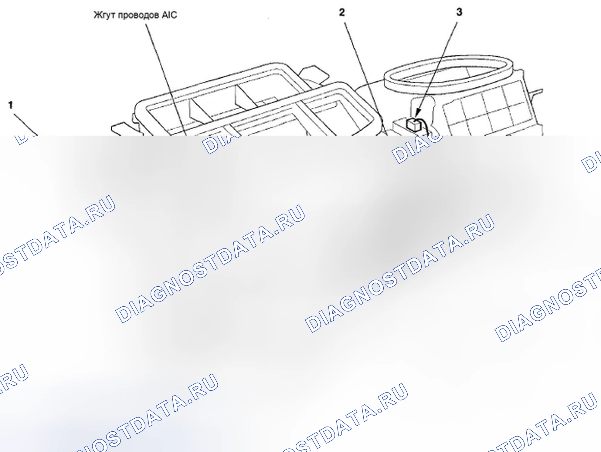 Рис. 294: Кабельный жгут переменного тока (стр. 203-34). Honda Element YH2 рестайлинг 2