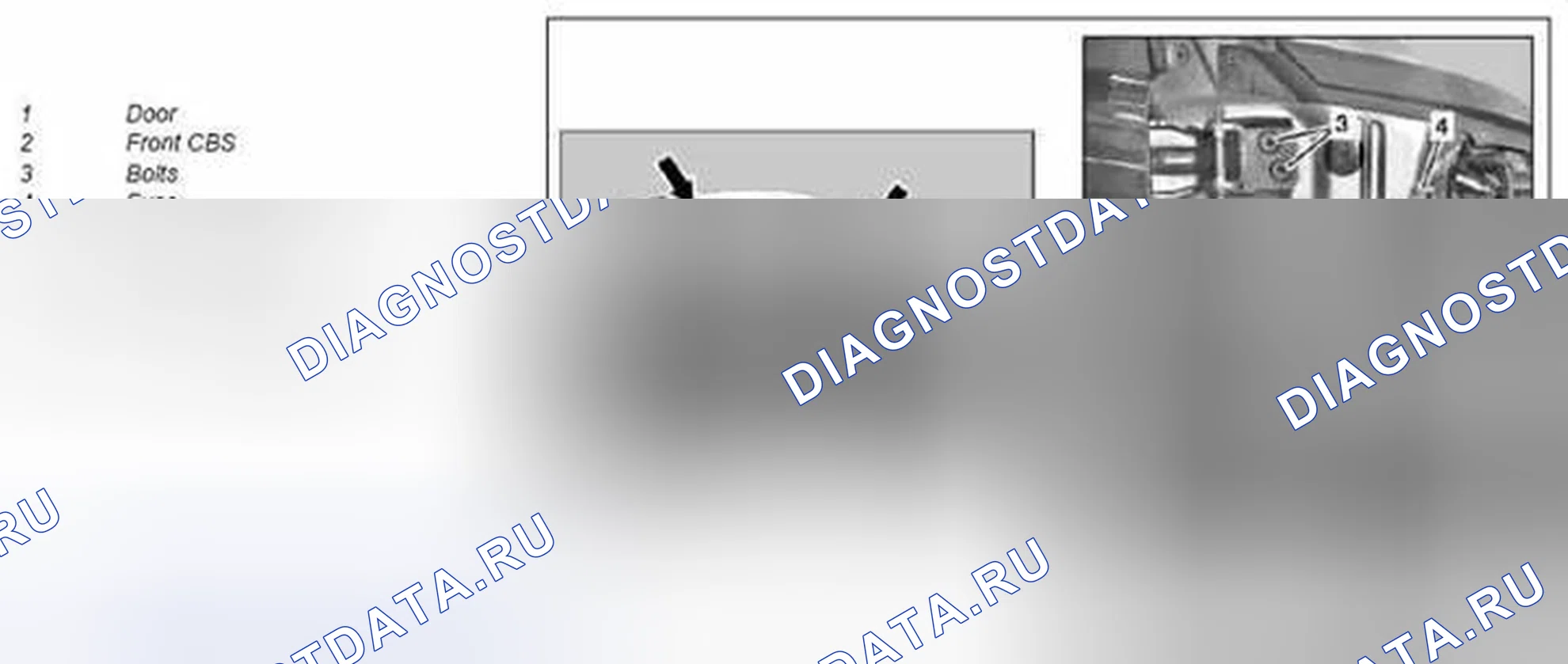 Рис. 394: Снять / установить переднюю дверцу - AR72.10-P-0500MCC. Kia Soul I