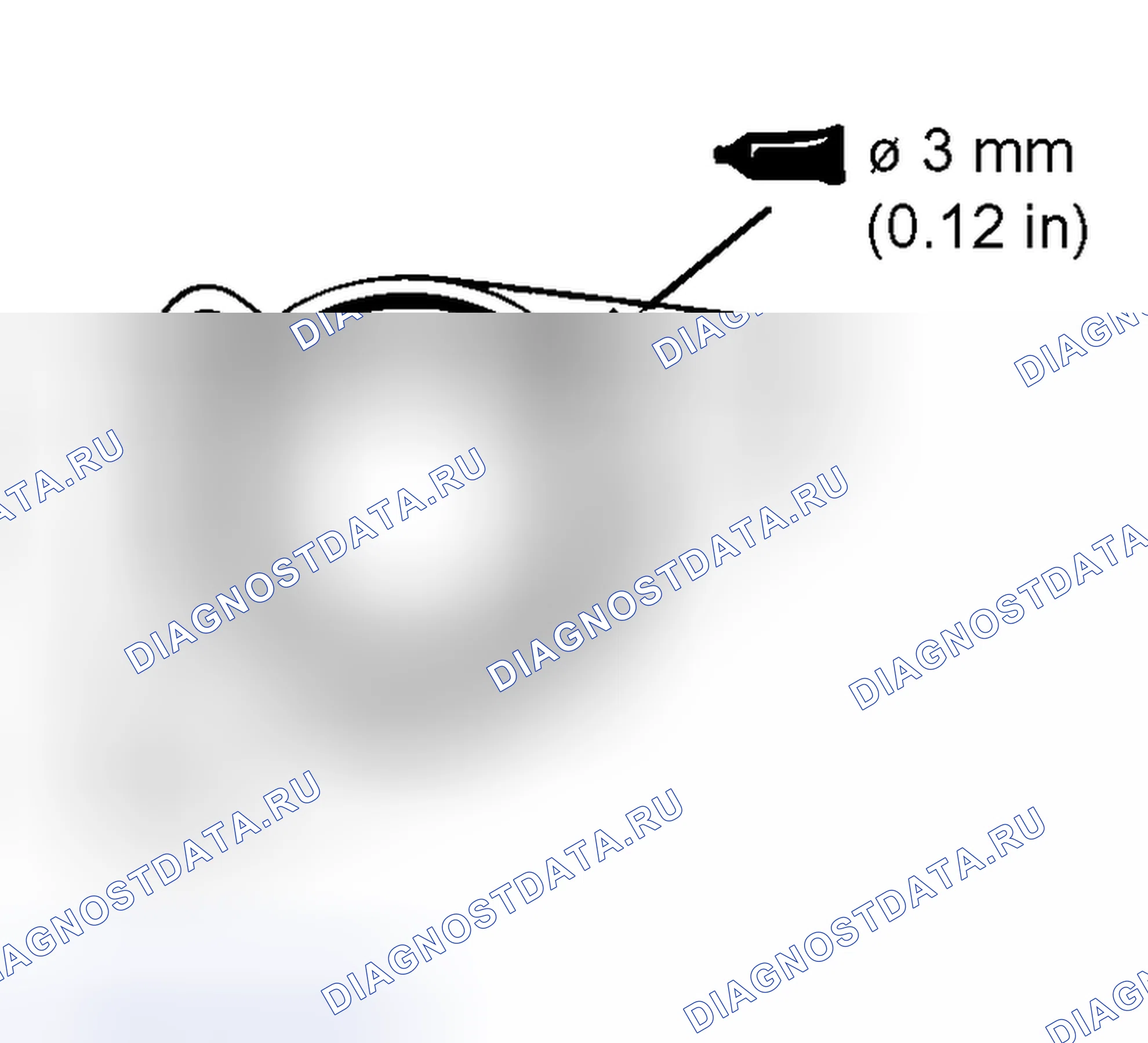 Рис. 407: > > A < < УСТАНОВКА ОПОРЫ ДАТЧИКА ПОЛОЖЕНИЯ РАСПРЕДЕЛИТЕЛЬНОГО ВАЛА. Mitsubishi Lancer IX рестайлинг