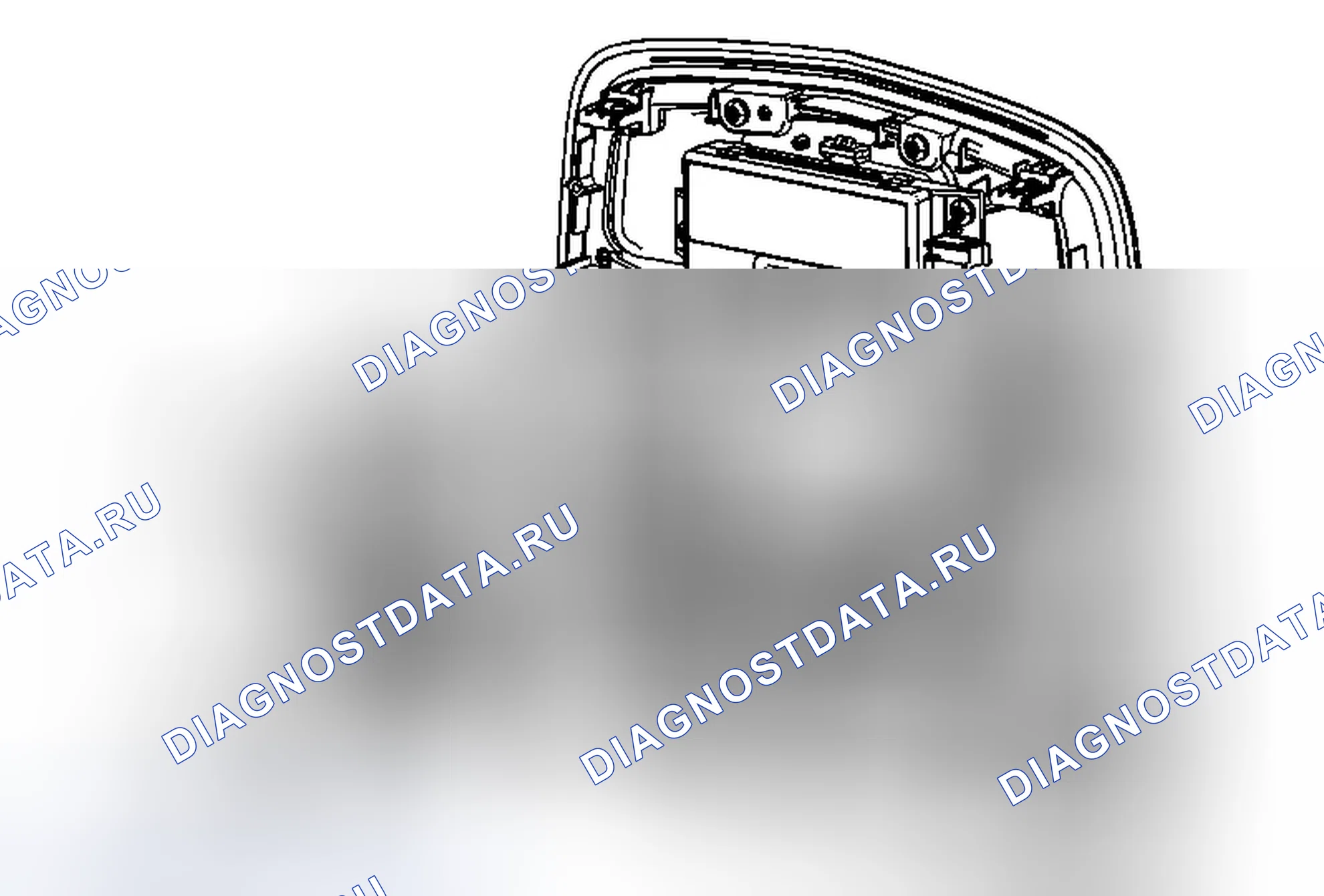 Рис. 19: Центр чтения и замена лампы вежливости. Cadillac ELR I
