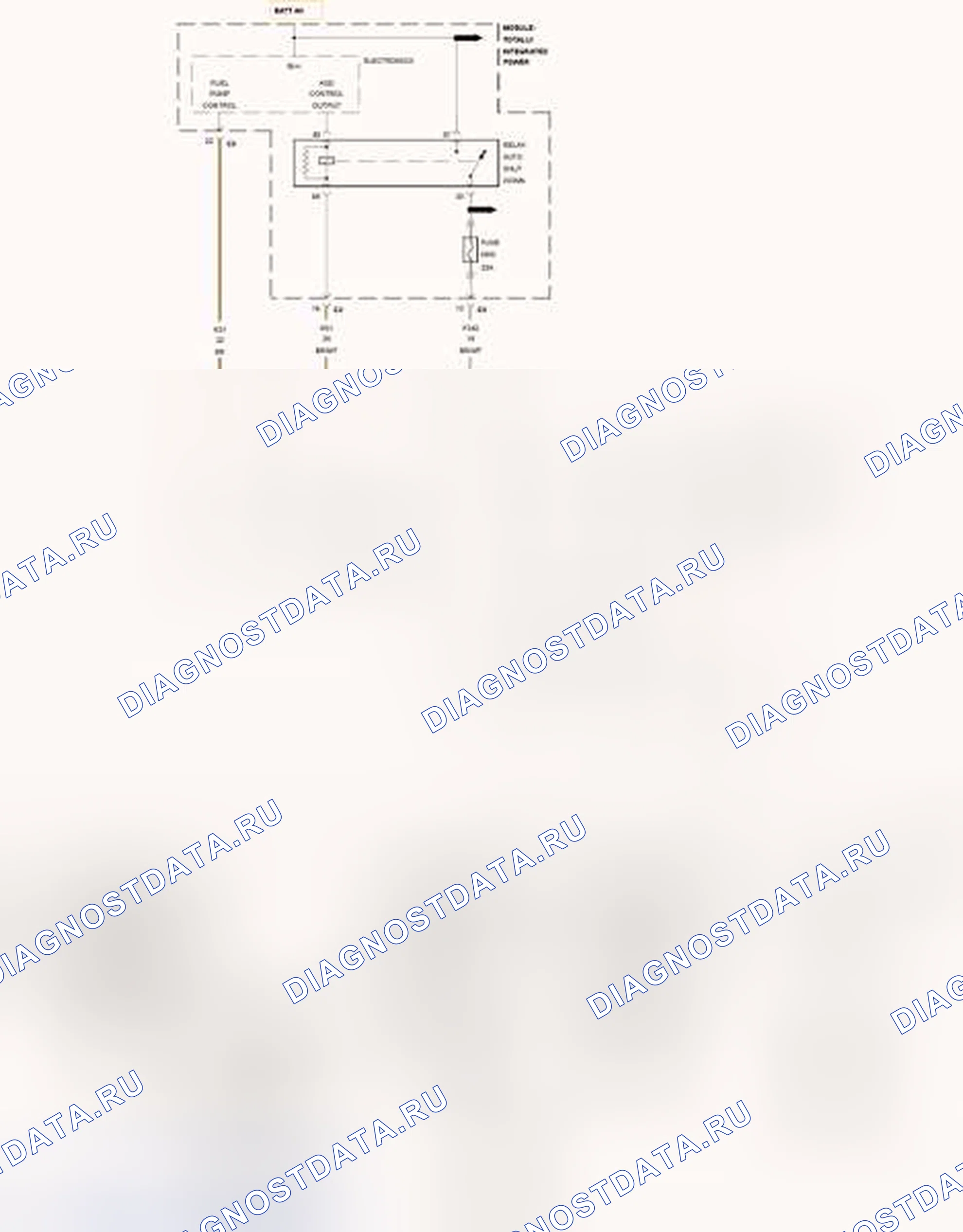 Рис. 248: P0204-ЦЕПЬ ТОПЛИВНОГО ИНЖЕКТОРА 4. RAM Cab & Chassis 3500 HD I