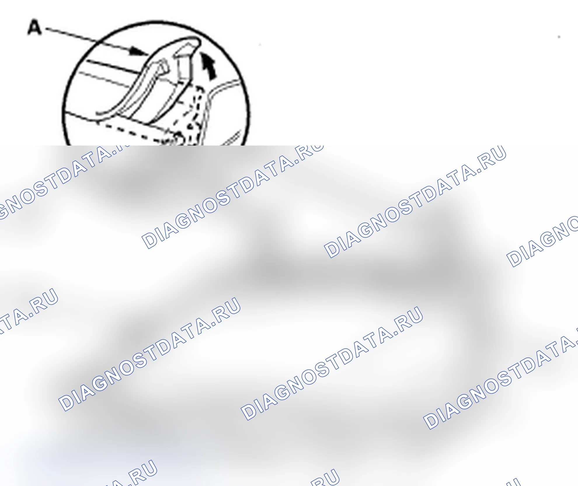 Рис. 59: Замена лобового стекла. Acura RL II