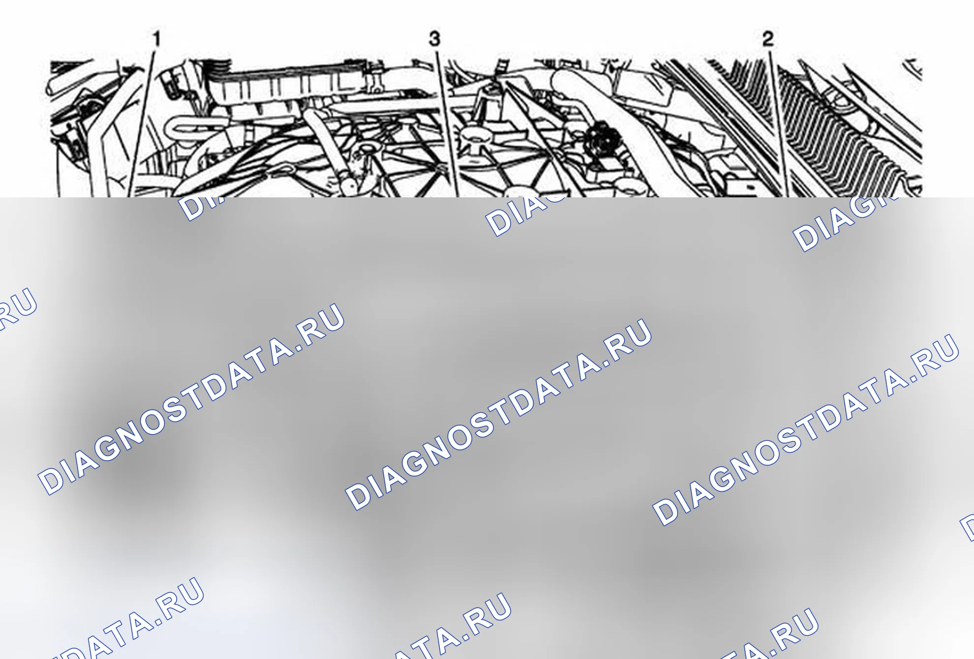 Рис. 32: Принудительная замена вентиляционного шланга / трубы / трубки картера (чистый воздух). Cadillac ATS I