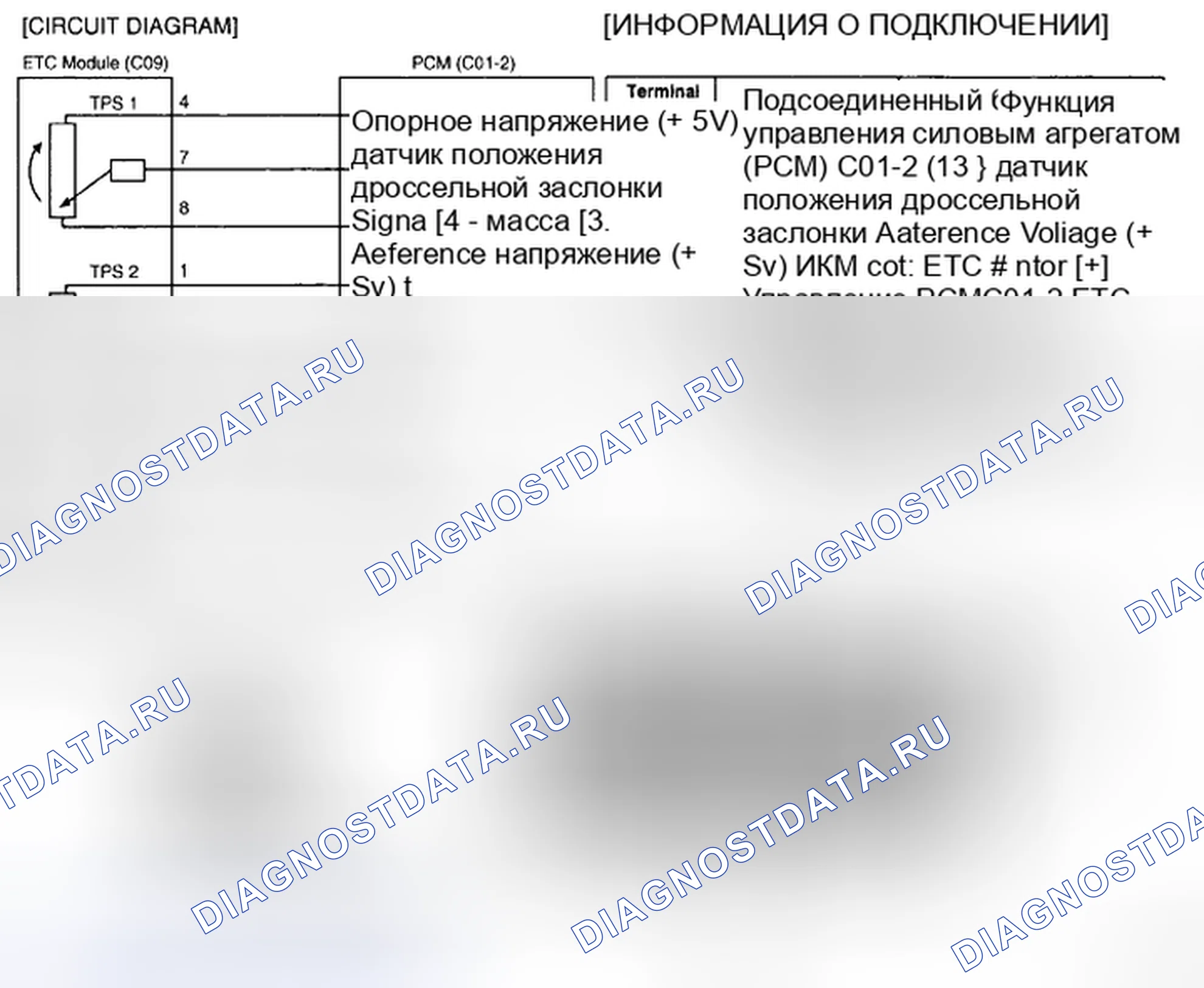 Рис. 57: ПРИНЦИПИАЛЬНАЯ СХЕМА. Kia Sedona II