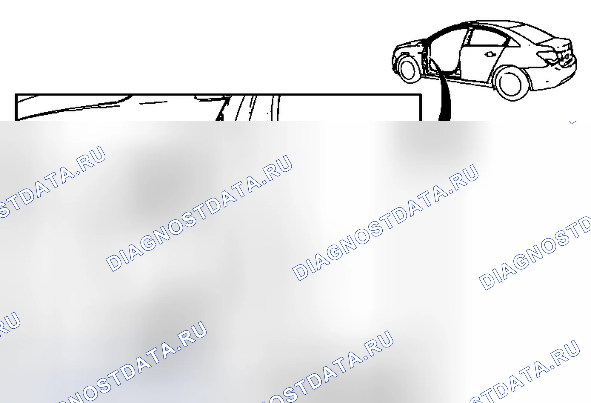 Рис. 30: Замена верхней петли и нижней петли передней боковой двери. Chevrolet Cruze I рестайлинг