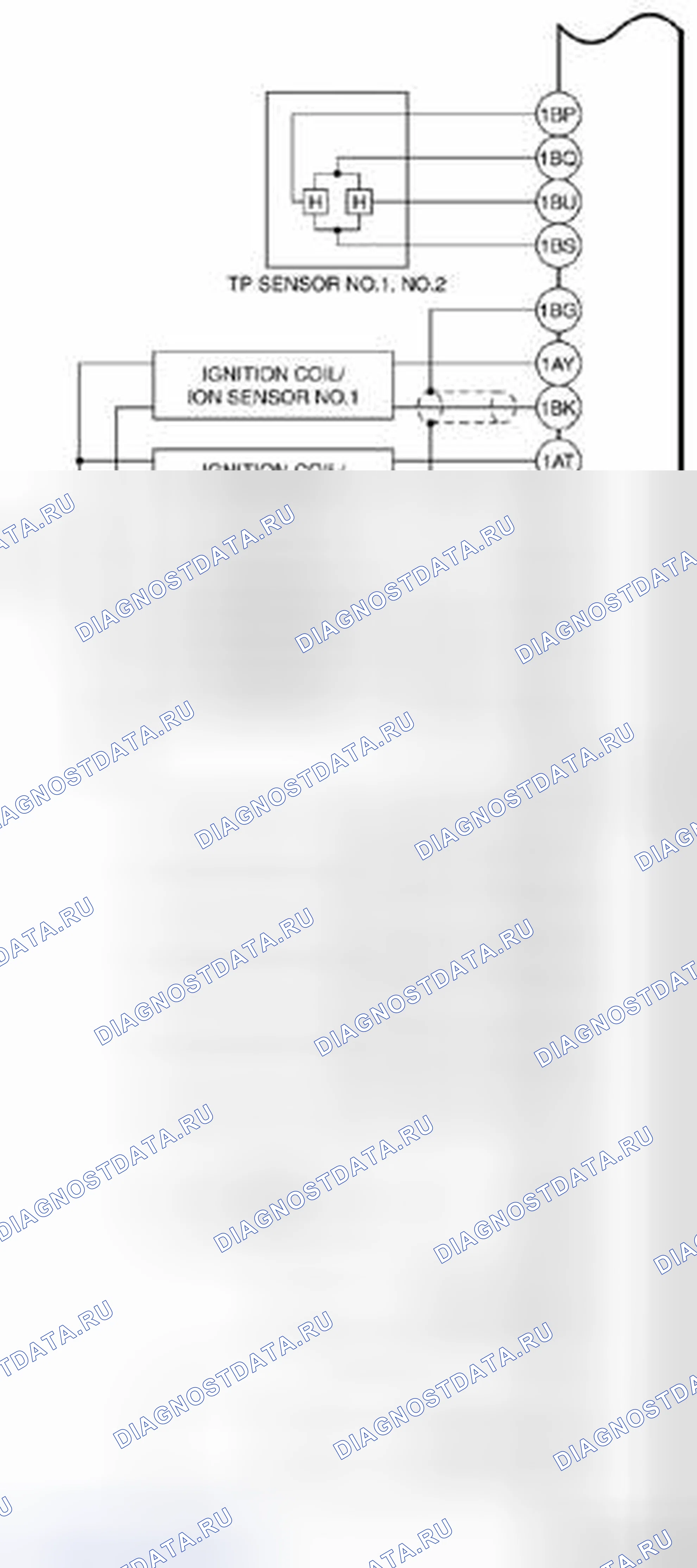 Рис. 263: электросхема устранения симптомов (SKYACTIV-G 2.0) (3 из 3). Mazda 3 BL рестайлинг