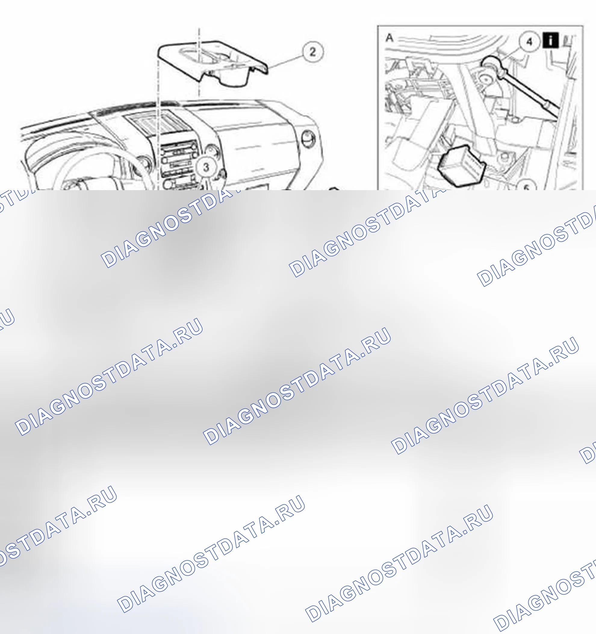 Рис. 176: Напольная консоль. Ford Pickup F150 