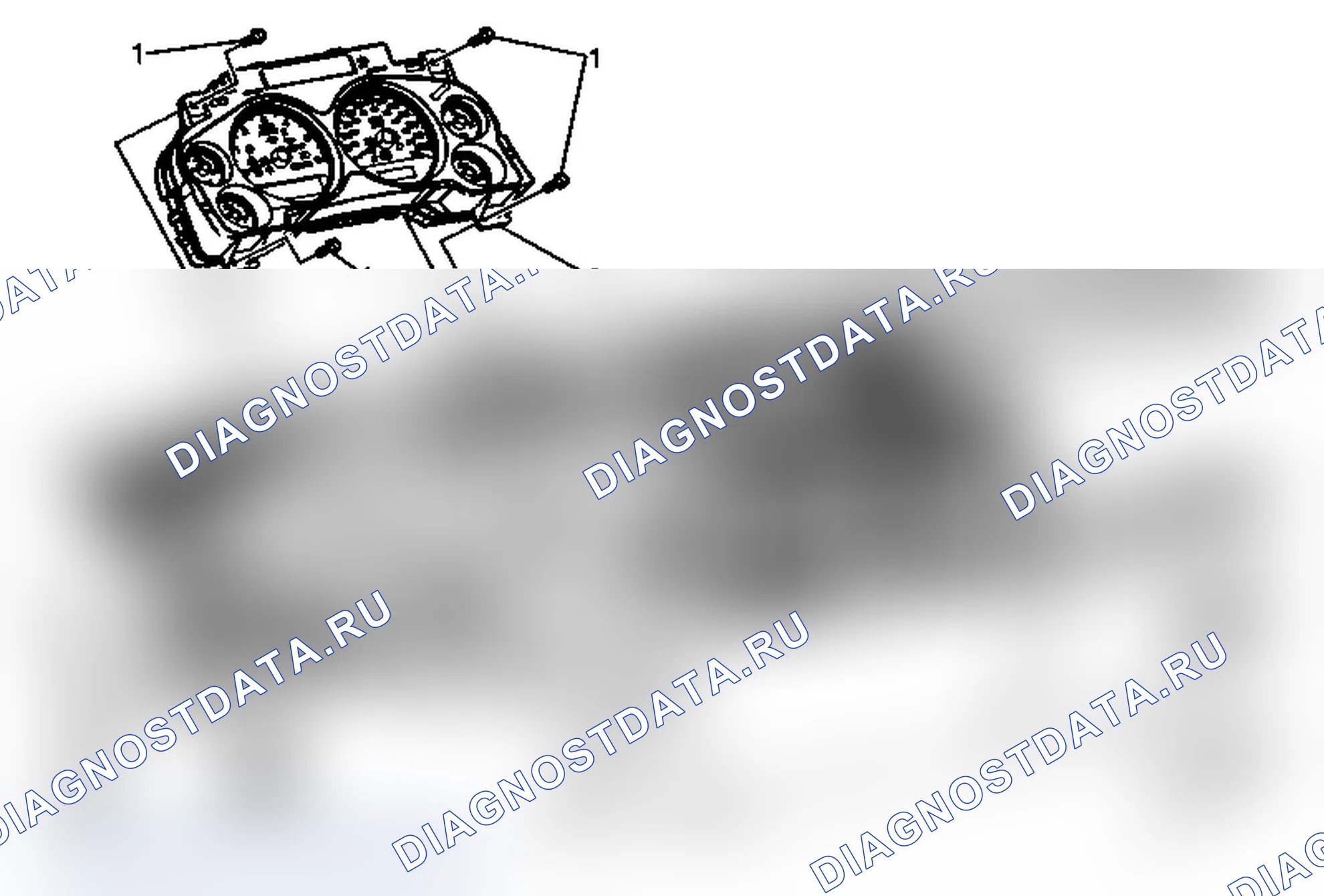 Рис. 29: Замена приборной панели (без RPO SLT). Chevrolet Silverado 2500 HD 