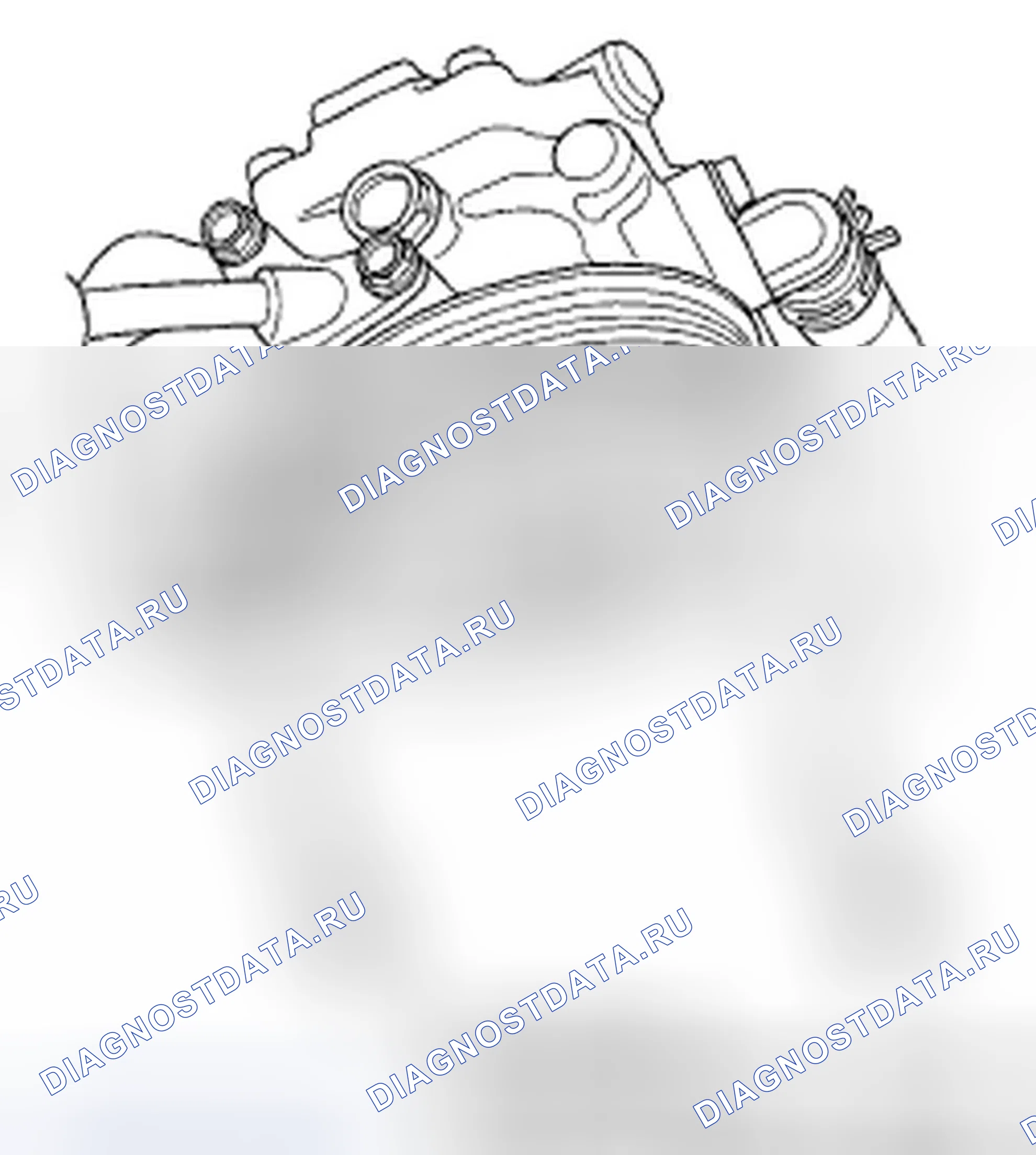 Рис. 19: Замена автоматического натяжителя приводного ремня. Acura TSX I