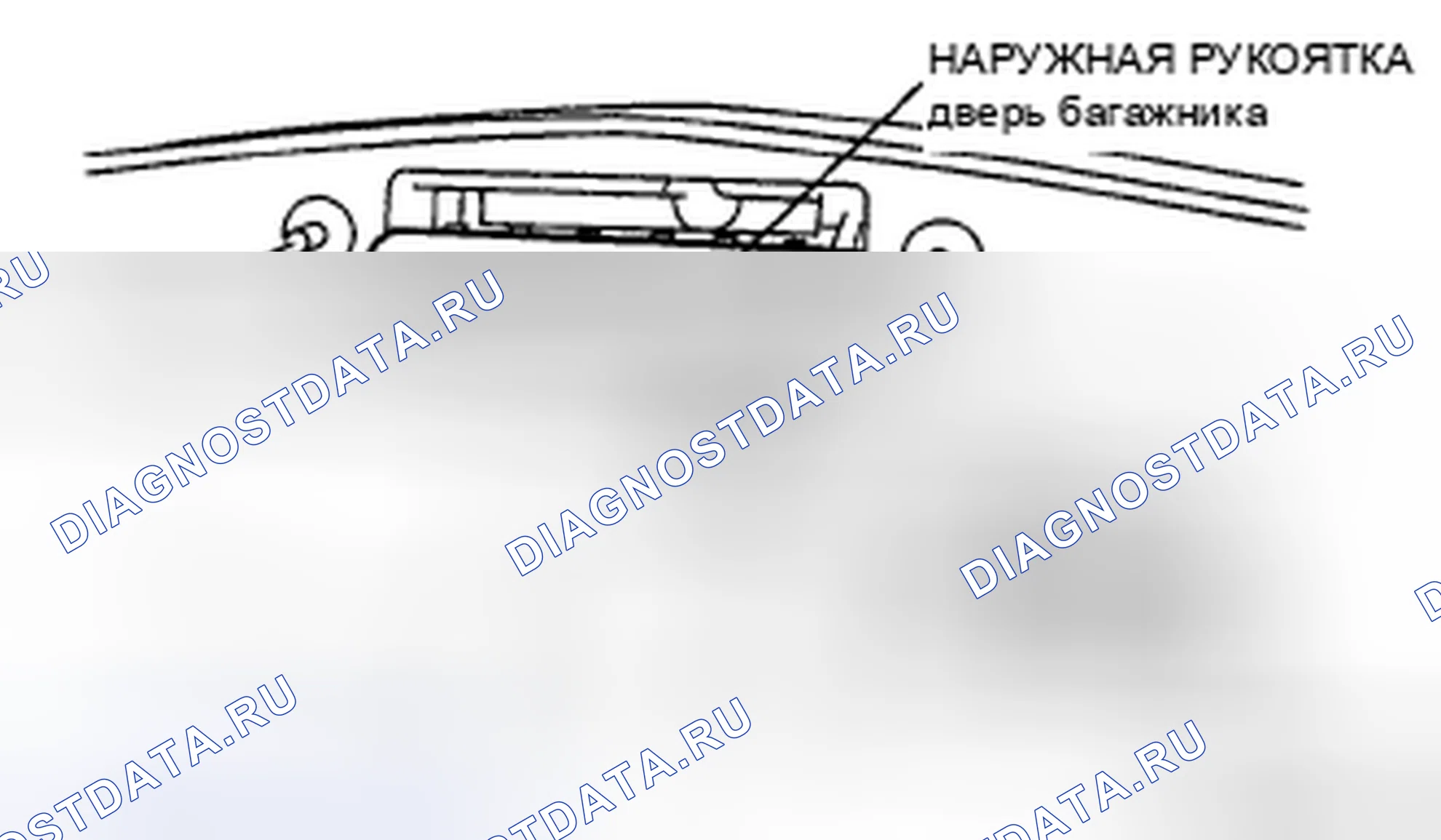 Рис. 42: ДЕМОНТАЖ / МОНТАЖ НАРУЖНОЙ РУКОЯТКИ дверь багажника. Honda CR-V IV