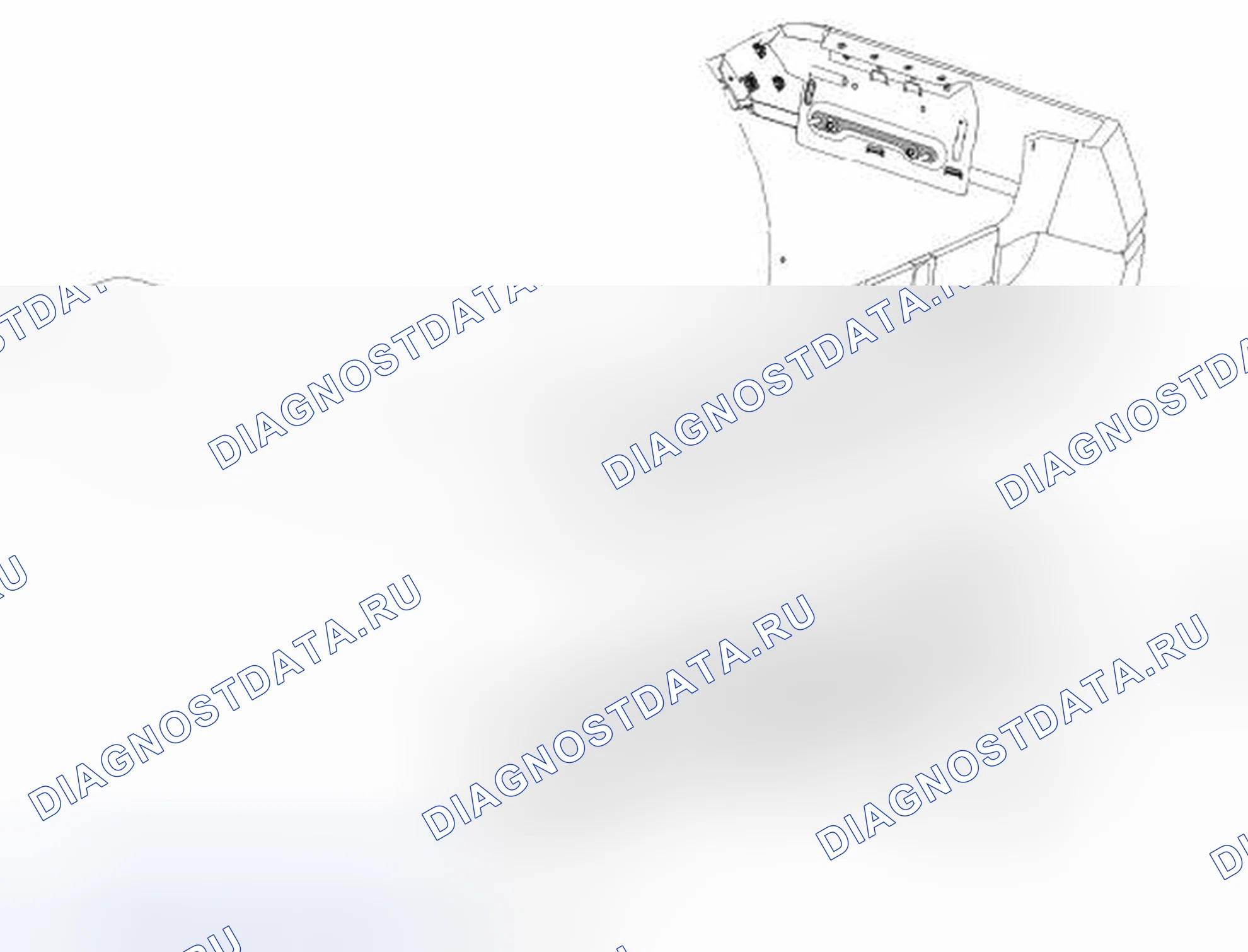 Рис. 62: Модуль помощи при парковке (PAM) - Экспедиция. Lincoln Navigator III