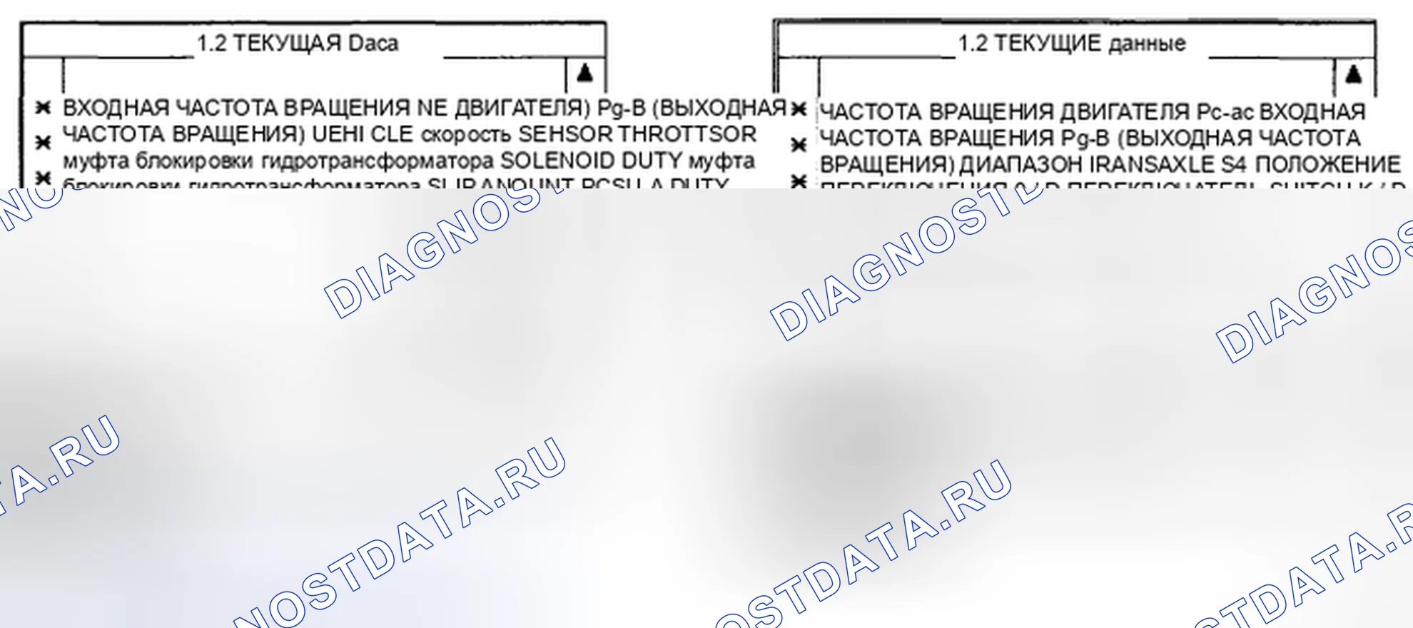 Рис. 10: МОНИТОРИНГ ДАННЫХ SCANTOOL. Geely Preface I рестайлинг