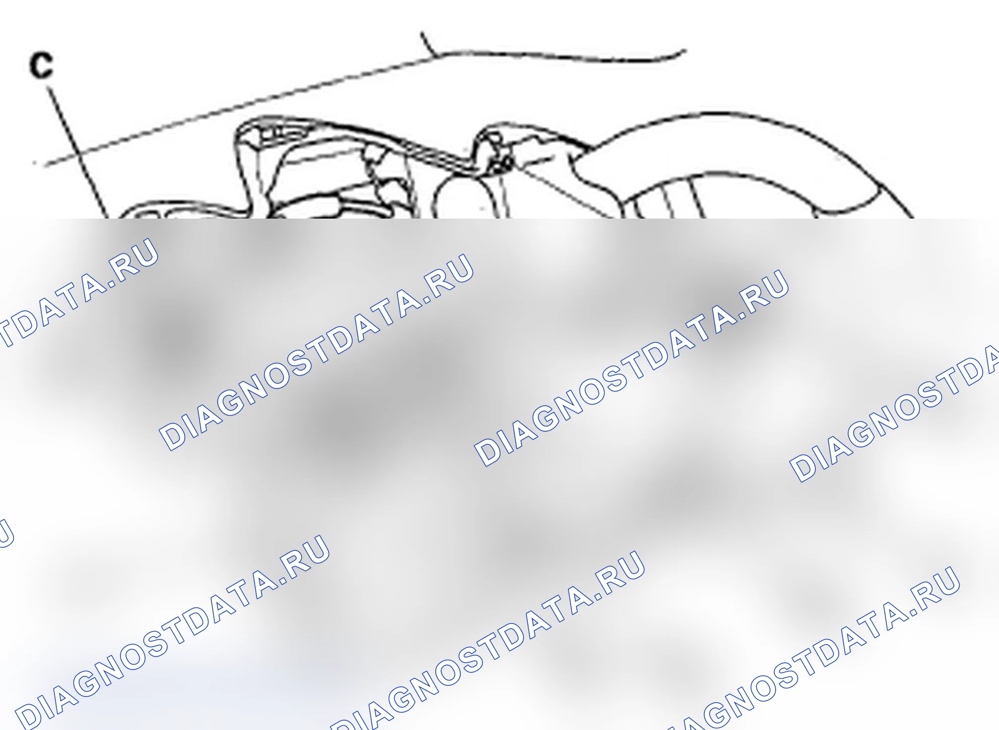Рис. 28: Замена модуля управления манометром. Acura RDX I
