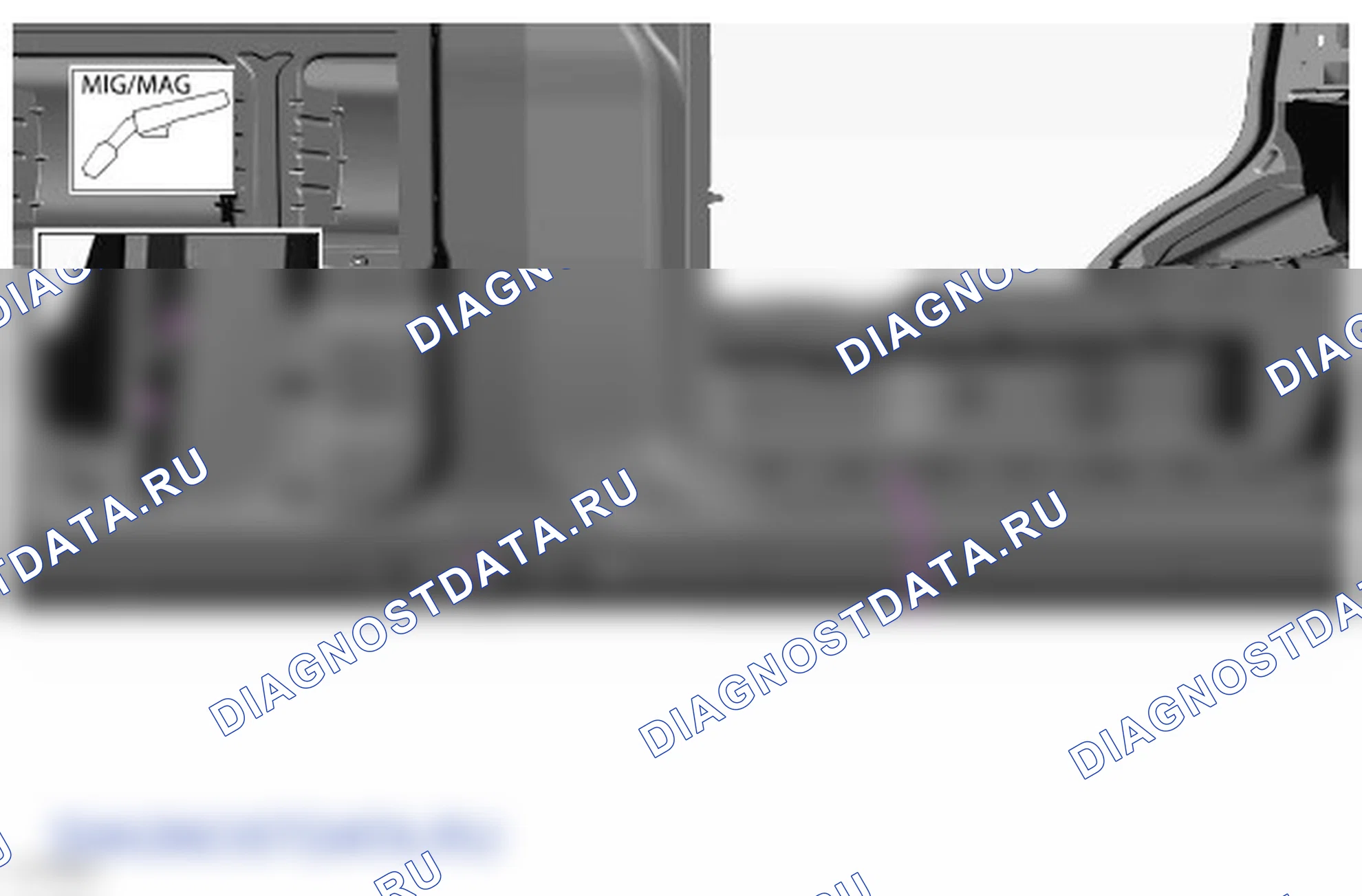 Как снять и установить наружную панель стойки 'В'. Ford Transit VIII