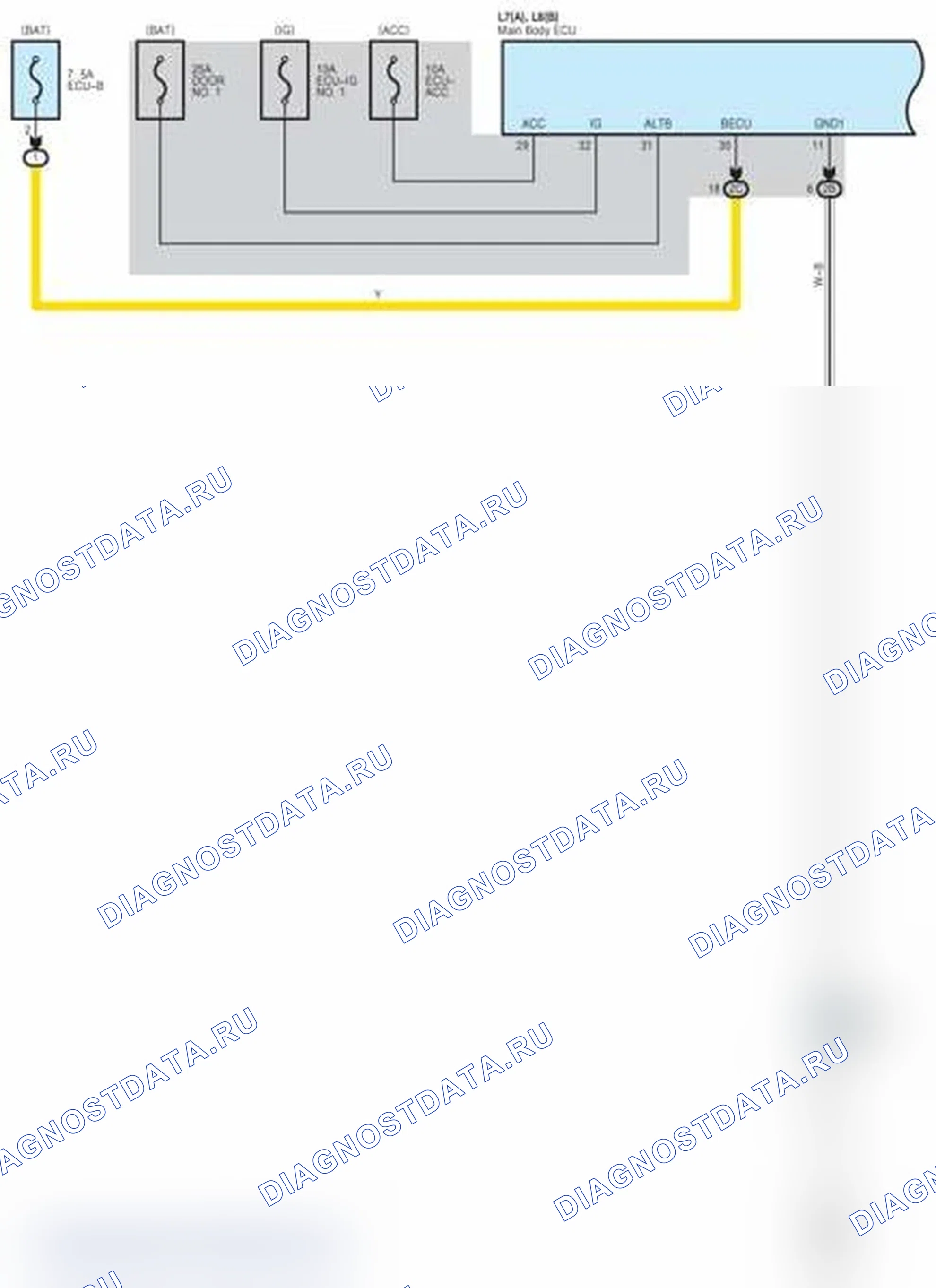 Рис. 1463: Противотуманный свет. Toyota Prius PHV pre-III