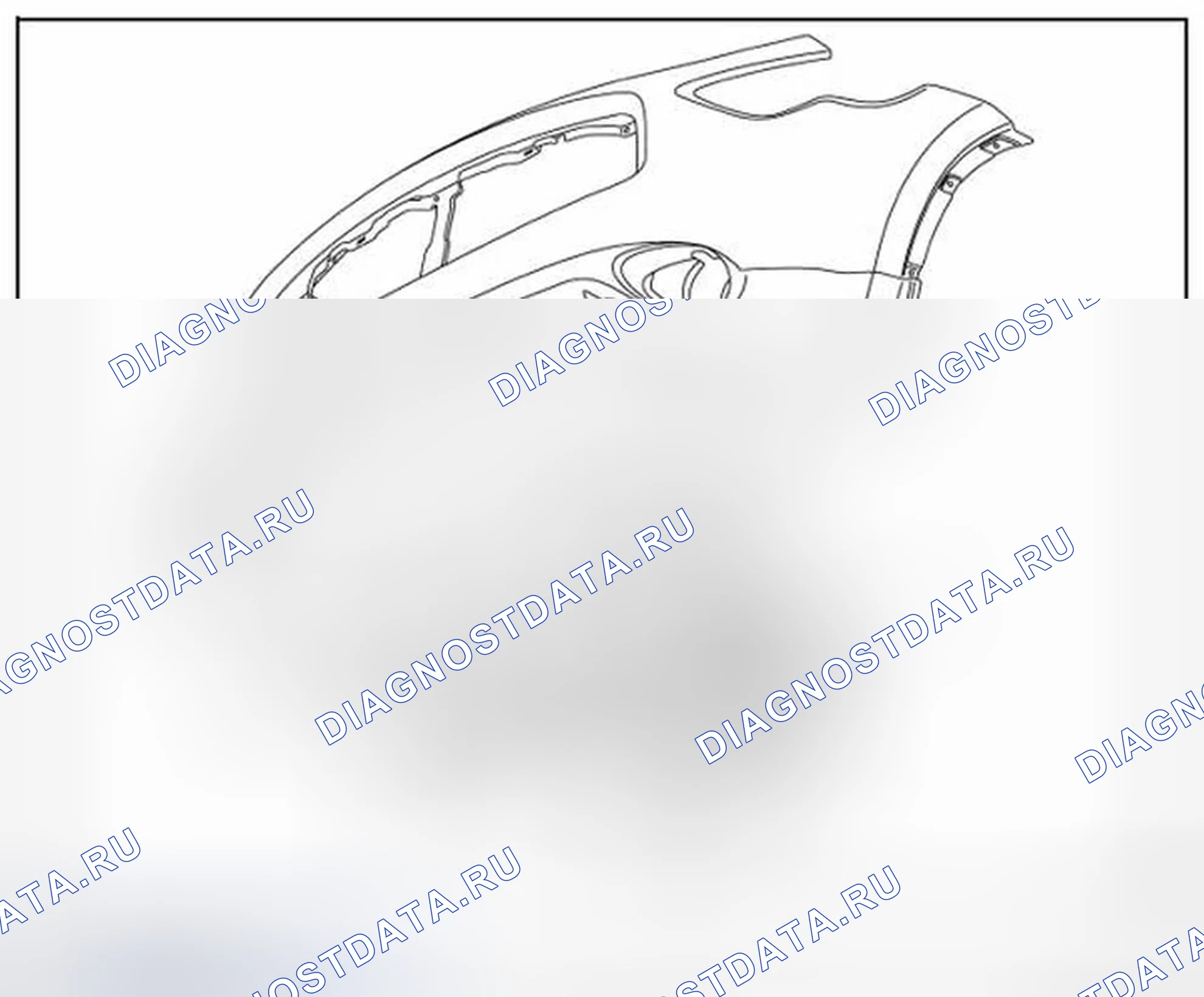 Рис. 39: Разнесенный вид. Infiniti FX35 II рестайлинг