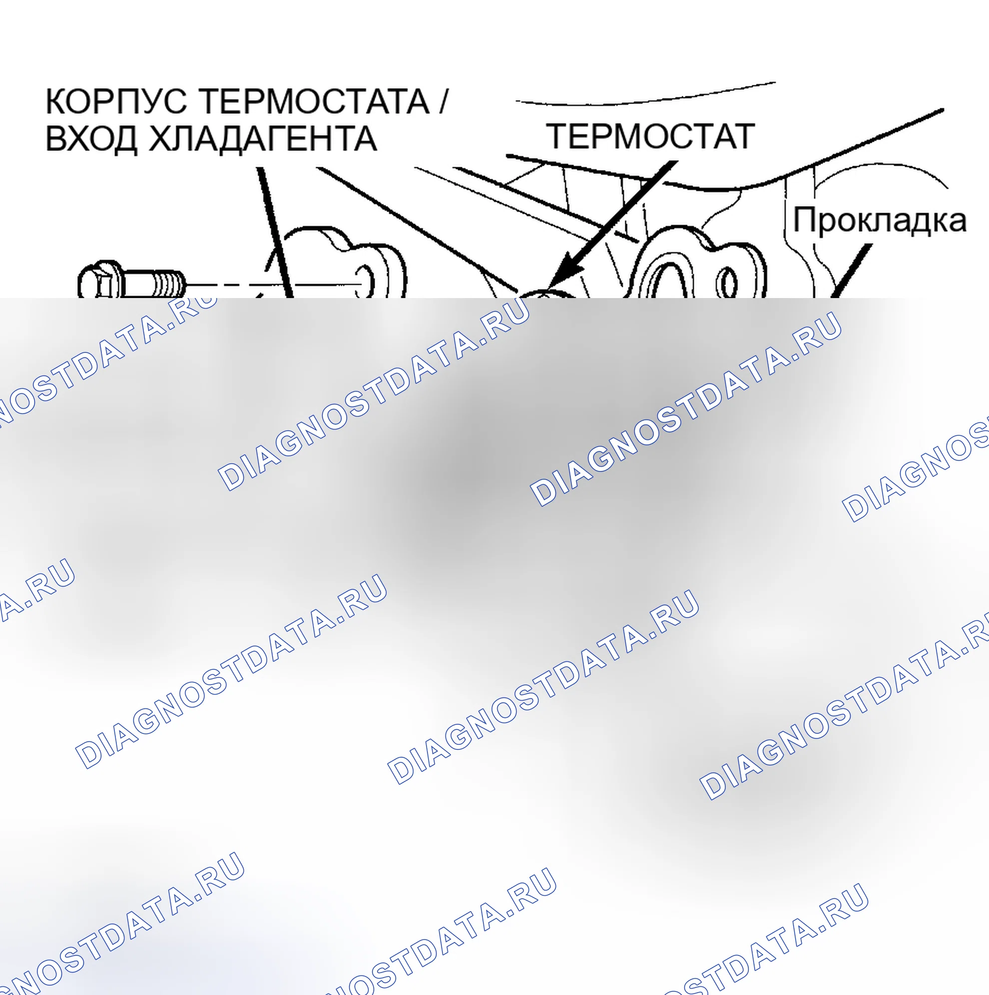 Рис. 17: ТЕРМОСТАТ ДВИГАТЕЛЯ - 1999-2002 PROWLER. Chrysler Prowler I