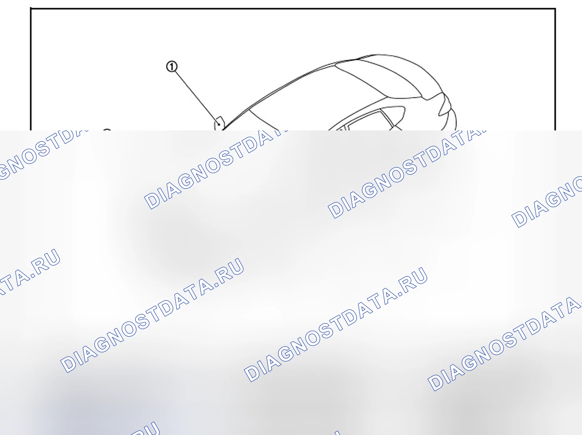 Рис. 13: ДВЕРНОЕ ЗЕРКАЛО: Расположение компонентов. Infiniti M56 IV