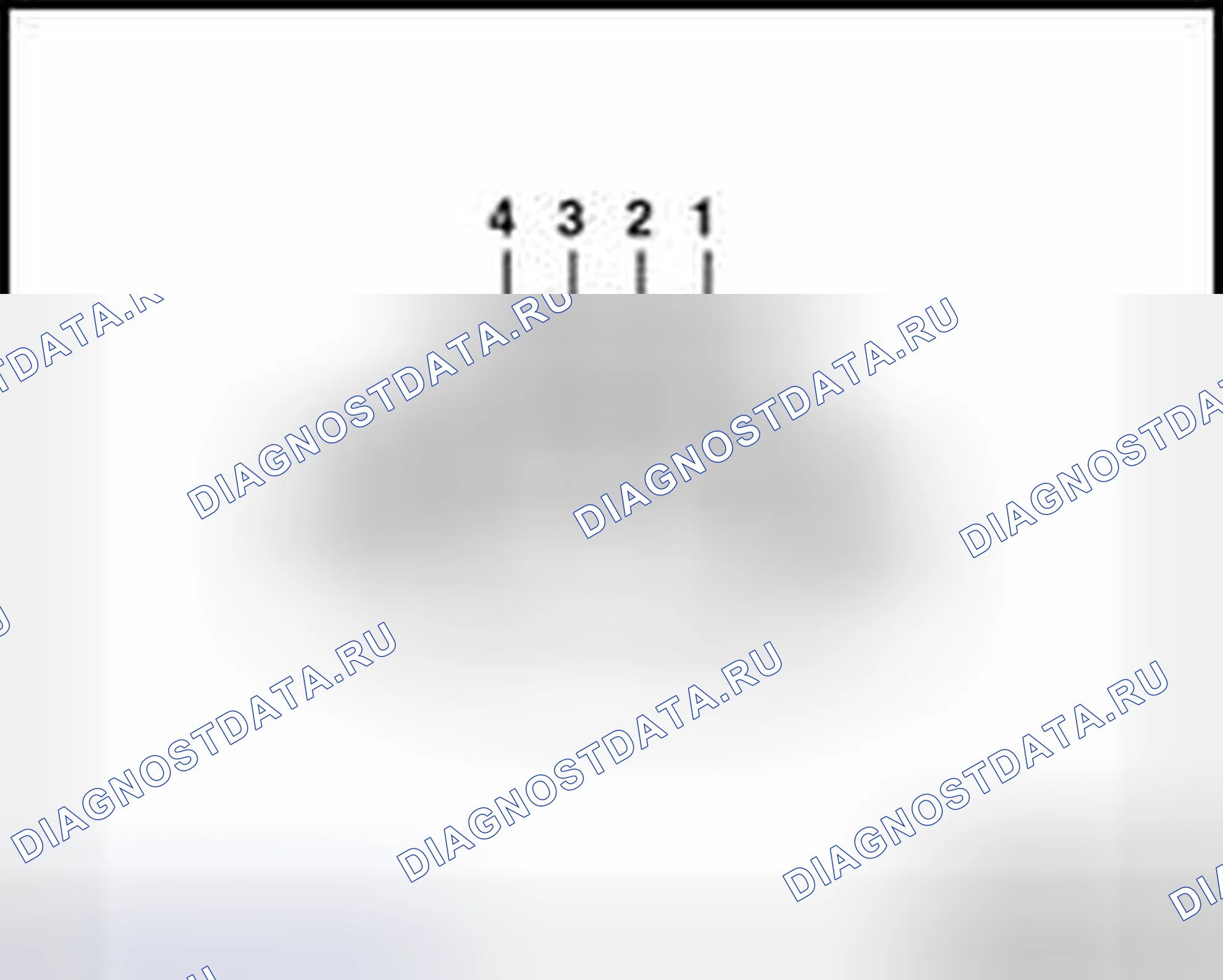 Рис. 366: Проверка сопротивления на датчике. Volkswagen Golf Mk4