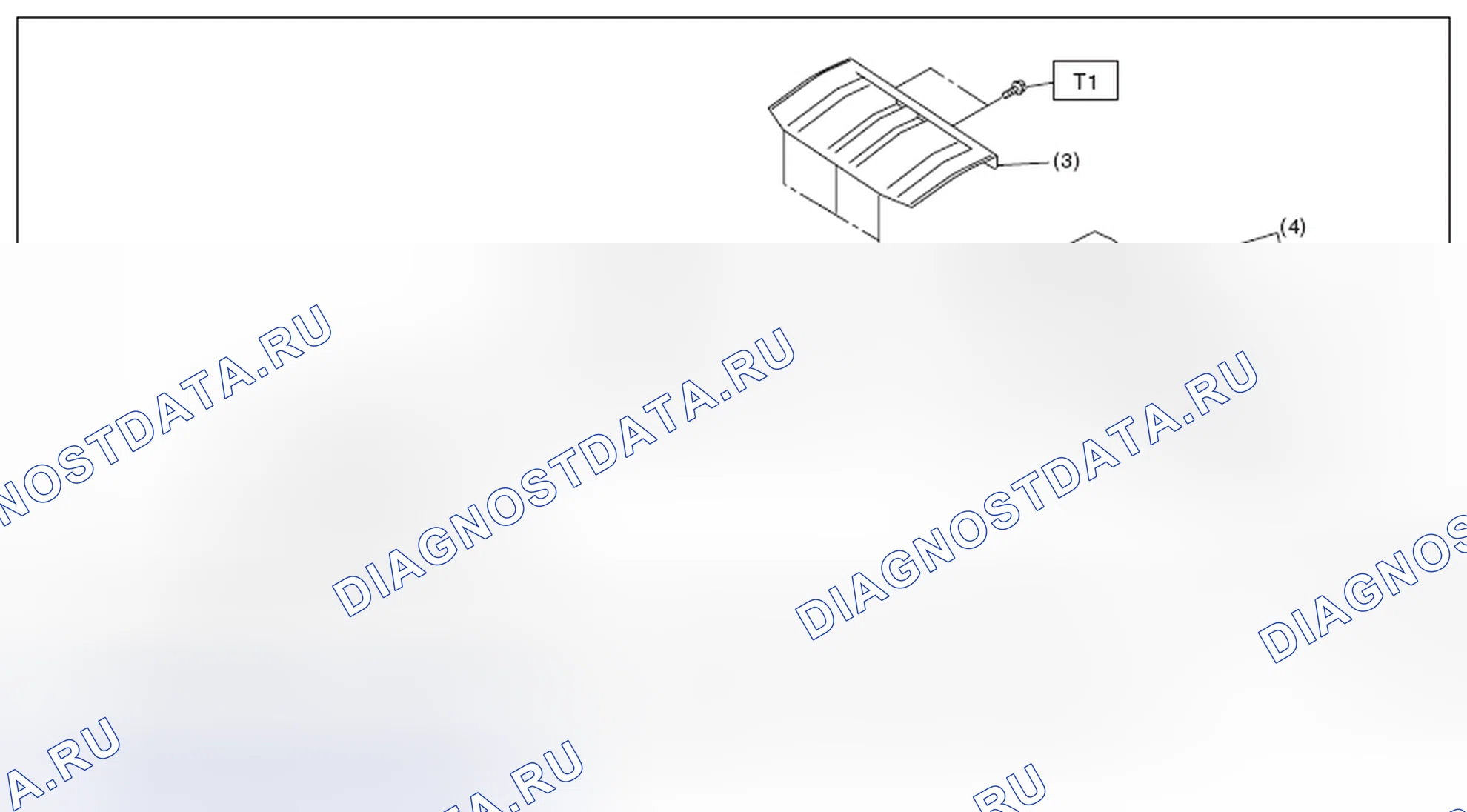 Рис. 218: КРЫШКА ТЕПЛОЗАЩИТНОГО ЭКРАНА. Subaru Impreza GK