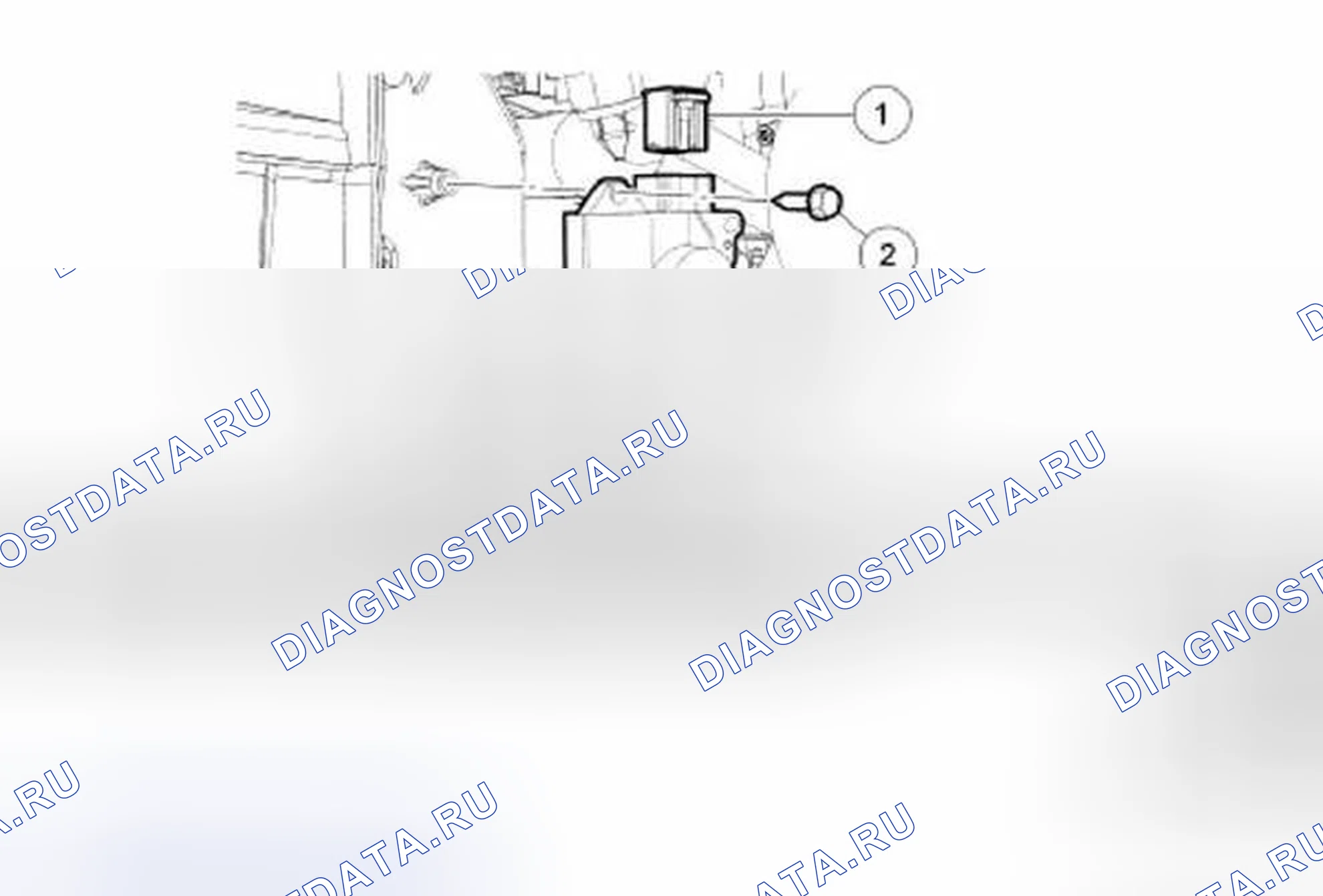 Рис. 39: Механизм управления режимной дверью - напольная дверь. Hyundai ix25 II