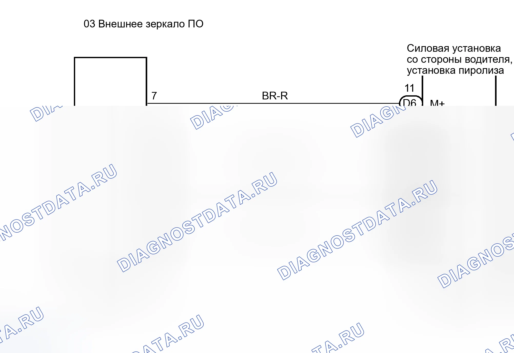 Рис. 107: электросхема. Honda Accord II