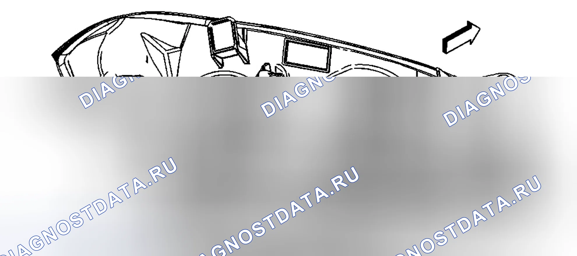 Рис. 5: Замена кронштейна передней панели бампера (нижняя). Chevrolet Malibu VII
