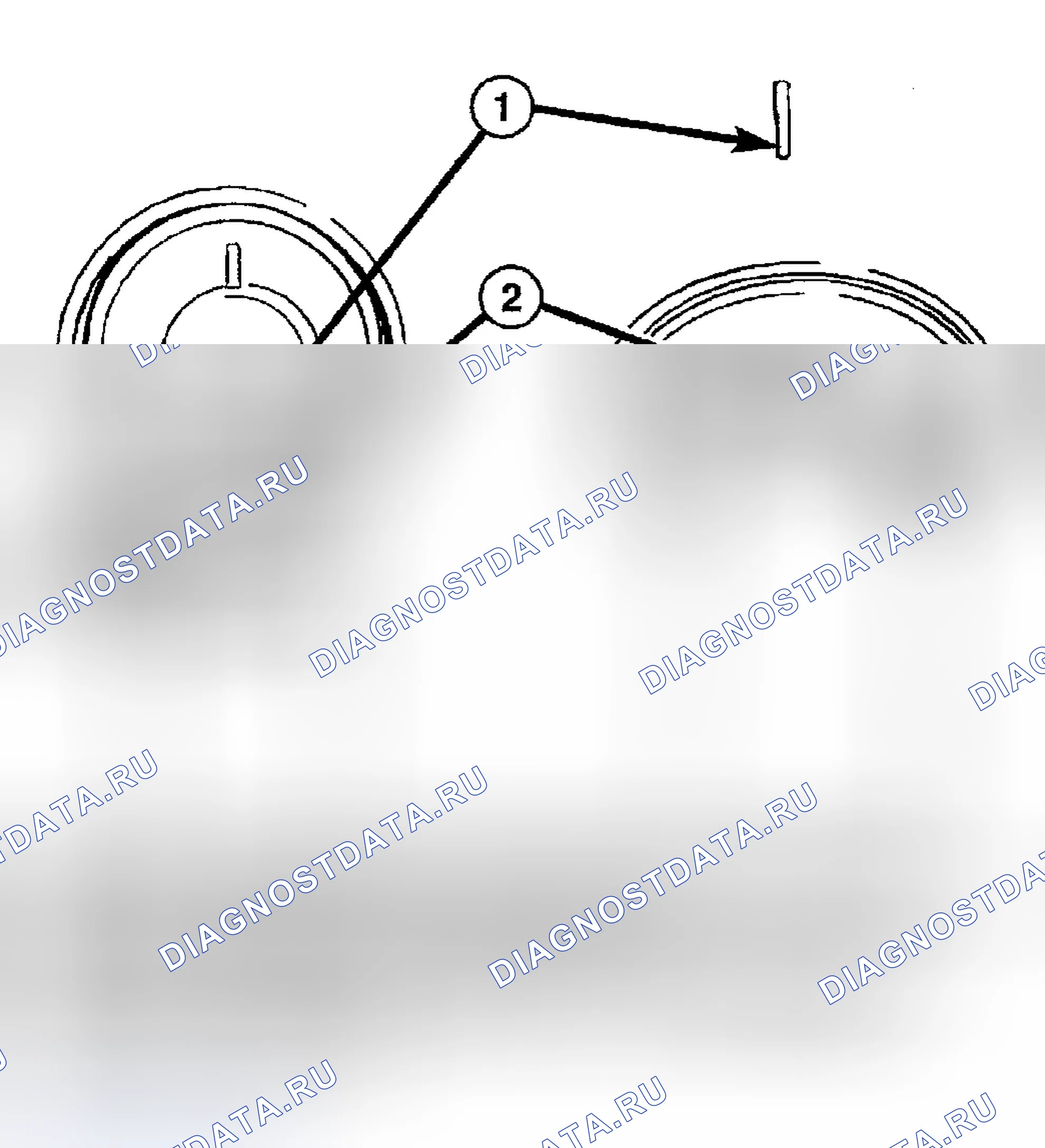 Рис. 18: МОНТАЖ - КРОМЕ ДИЗЕЛЯ. Dodge Pickup R1500 