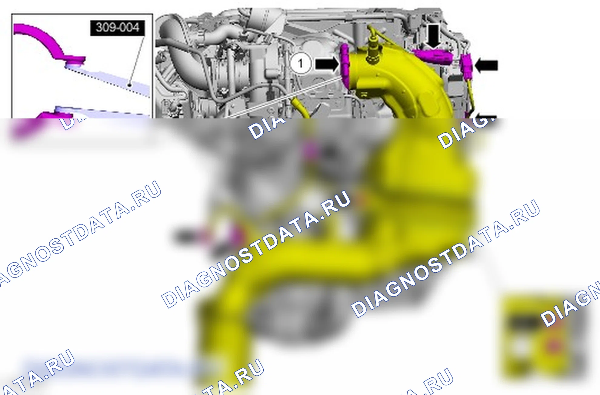 Как установить присоединяемые детали двигателя. Ford S-MAX II