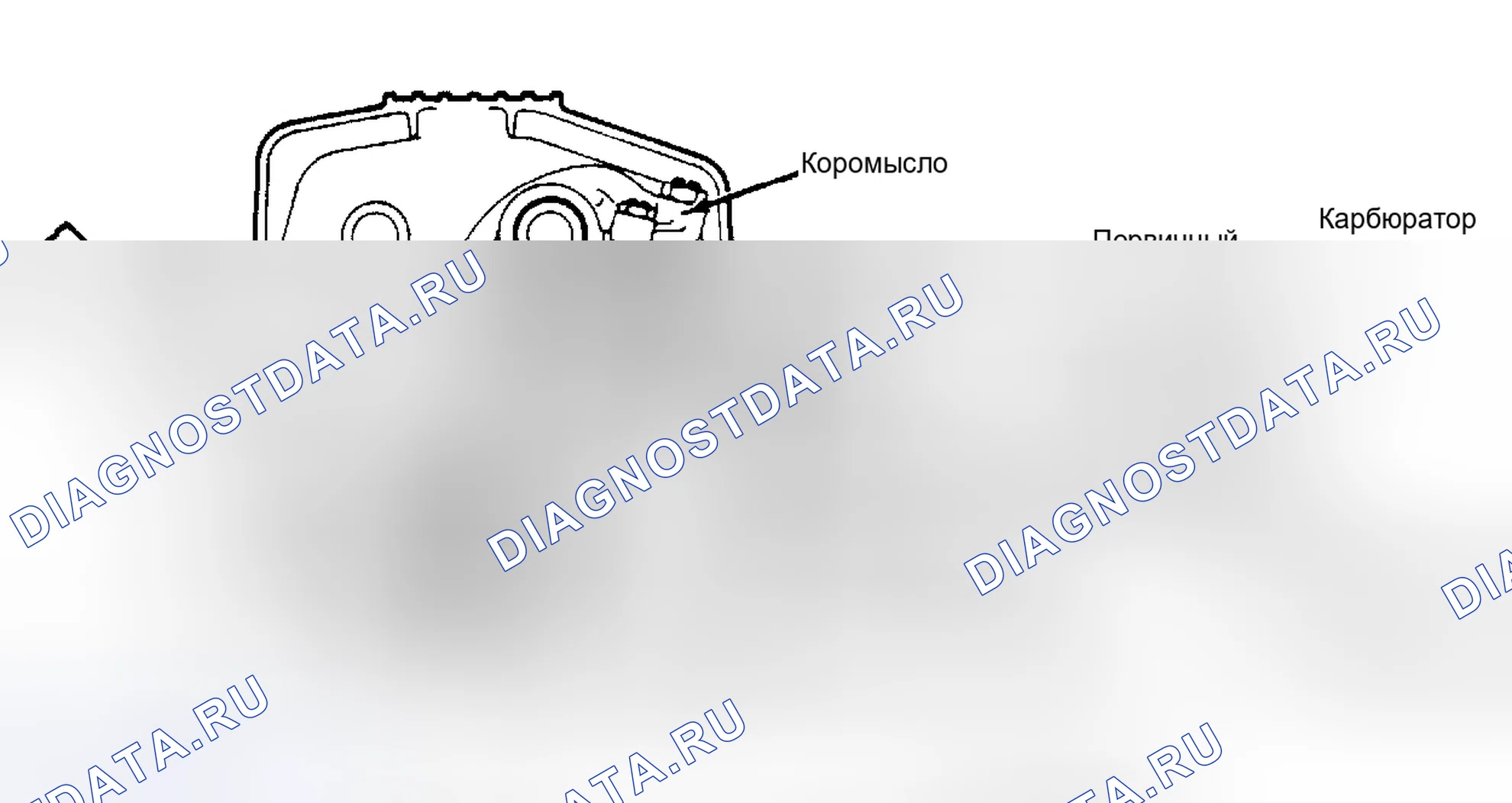 Рис. 1. Вид реактивной воздушной системы в разрезе. Dodge Challenger II