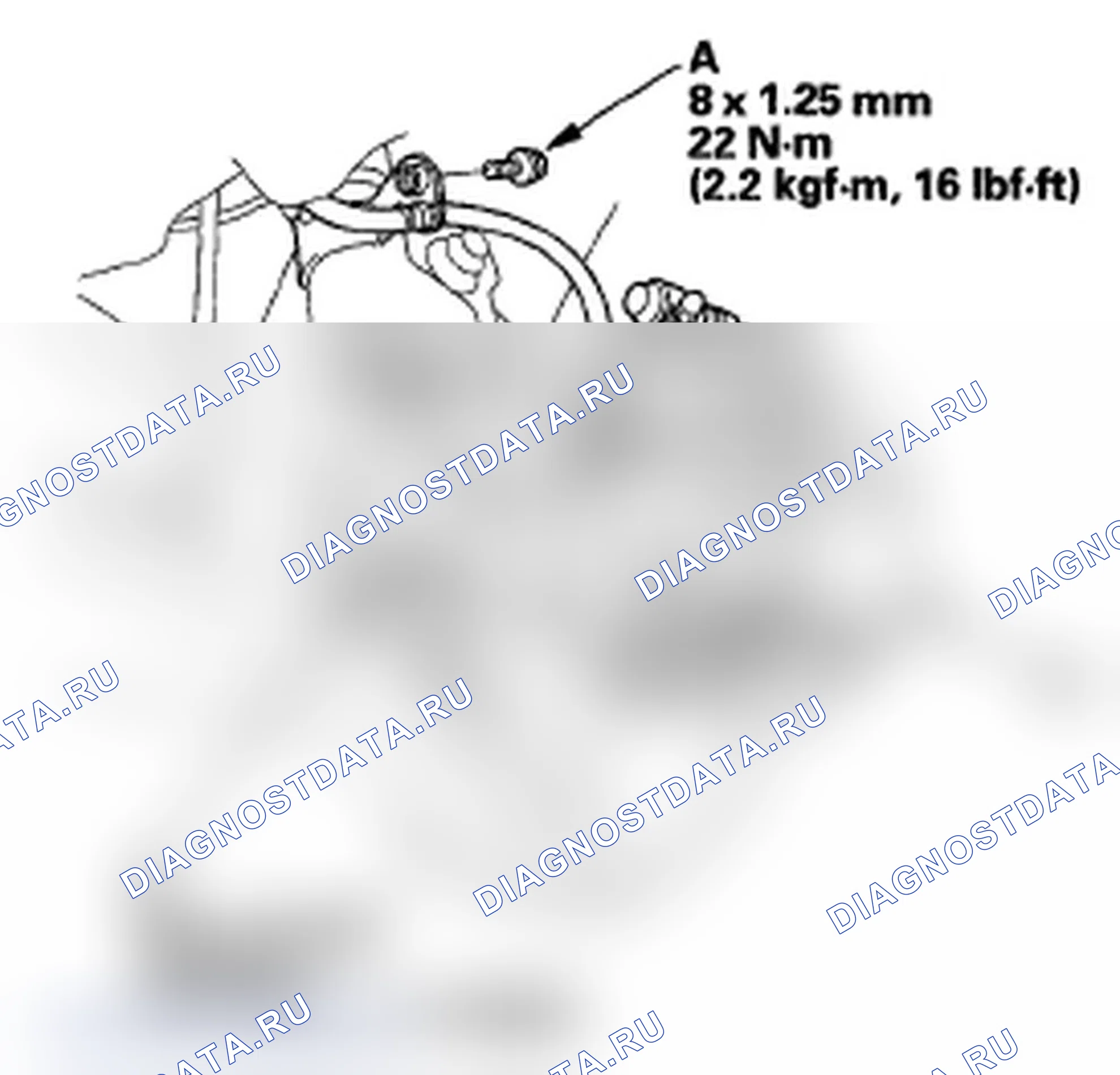 Рис. 27: Замена диска переднего тормоза. Acura MDX II