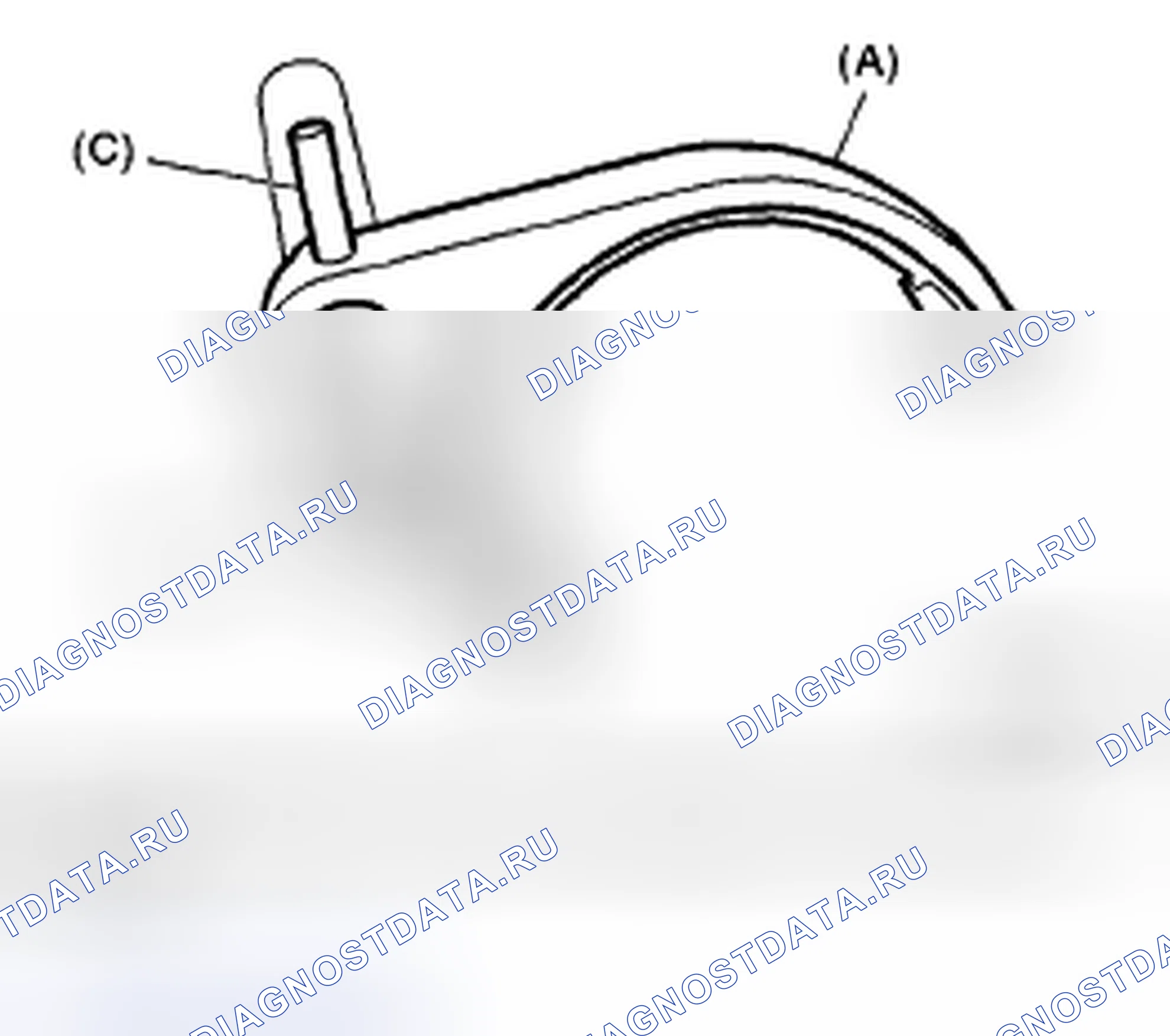 Рис. 521: ВИЛКА РЕВЕРСИВНОГО ПЕРЕКЛЮЧАТЕЛЯ. Subaru Impreza GD/GC/GG рестайлинг 2