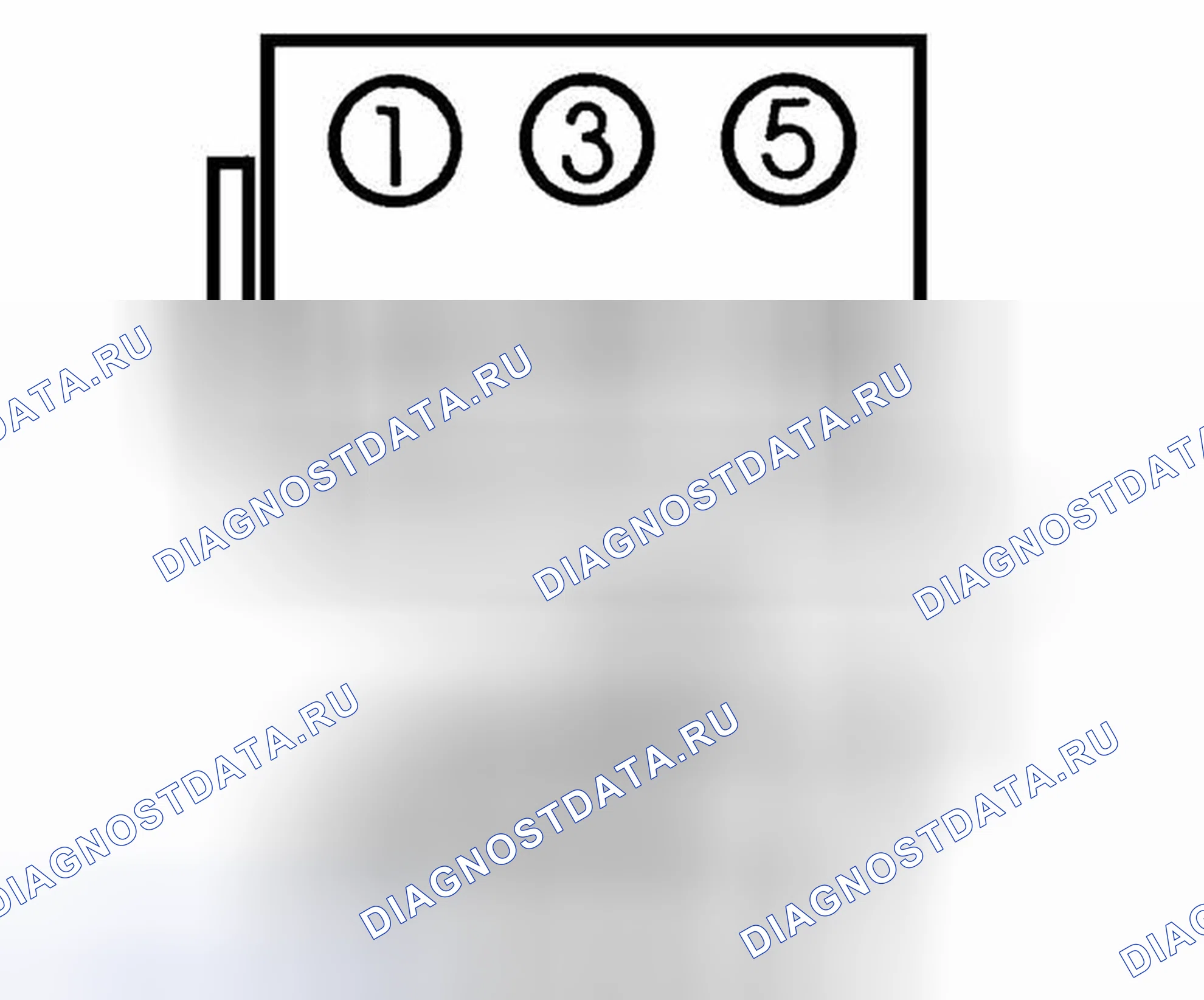 Рис. 2: порядок работы цилиндров (3.1L). Hyundai Staria I
